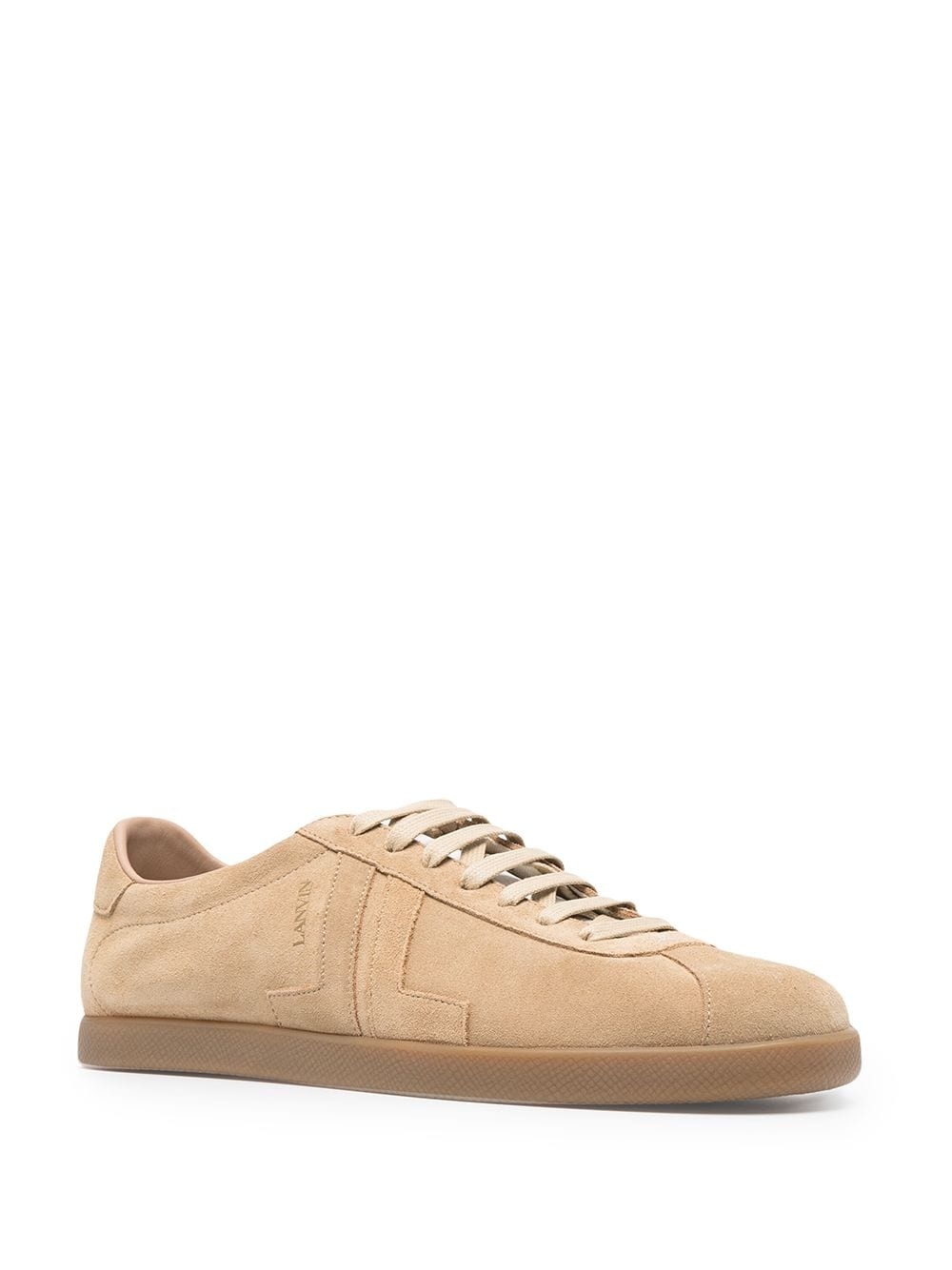 panelled low-top sneakers - 2