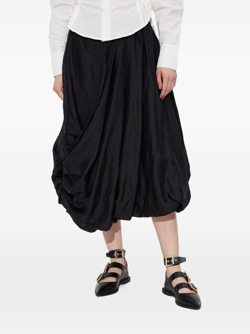 Nia draped midi skirt 3