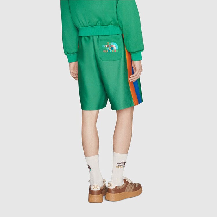Gucci x The North Face Nylon Shorts 'Green' 676596-XJDWQ-3334 - 5