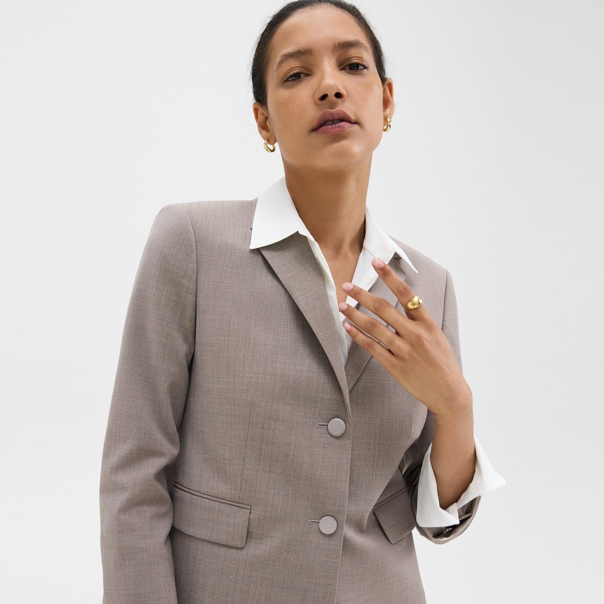 Boxy Blazer in Good Wool - 4