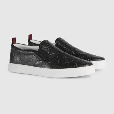 GUCCI Men's Gucci Signature slip-on sneaker outlook