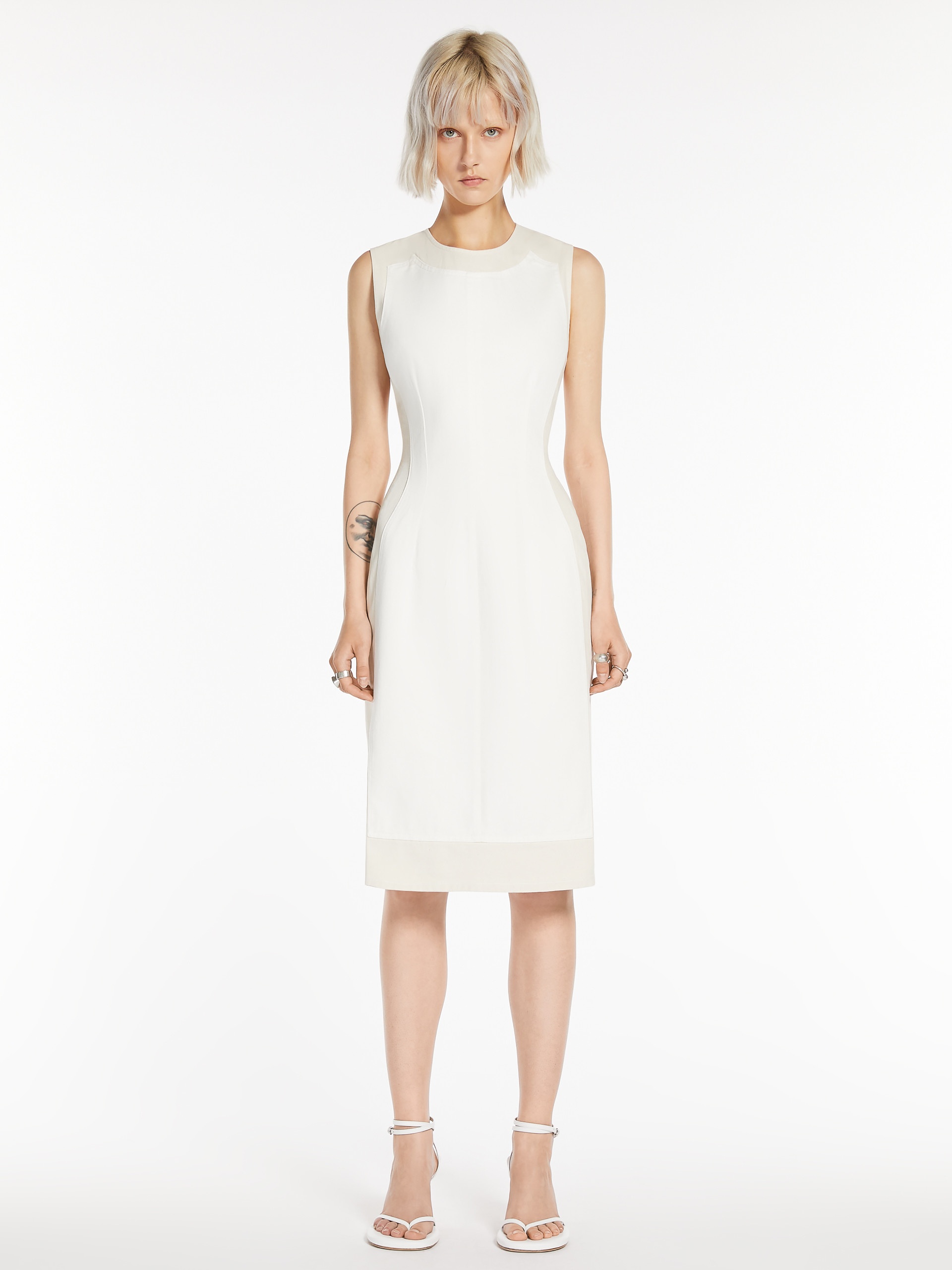 YANG Double-colour sleeveless dress - 3