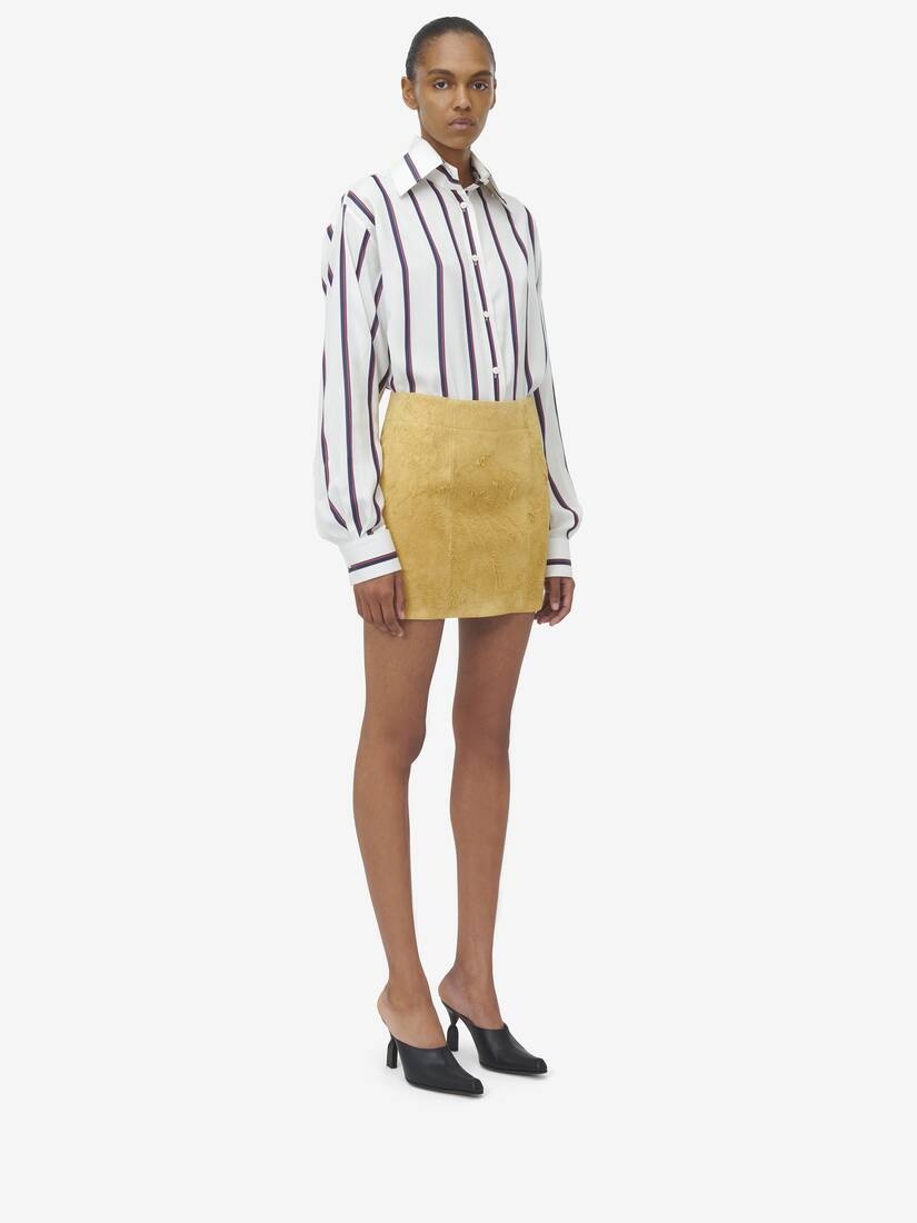Suede Mini Skirt - 3