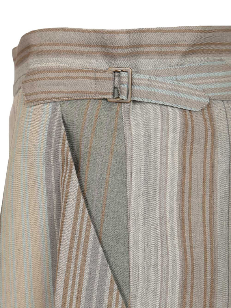 striped buckle shorts 5