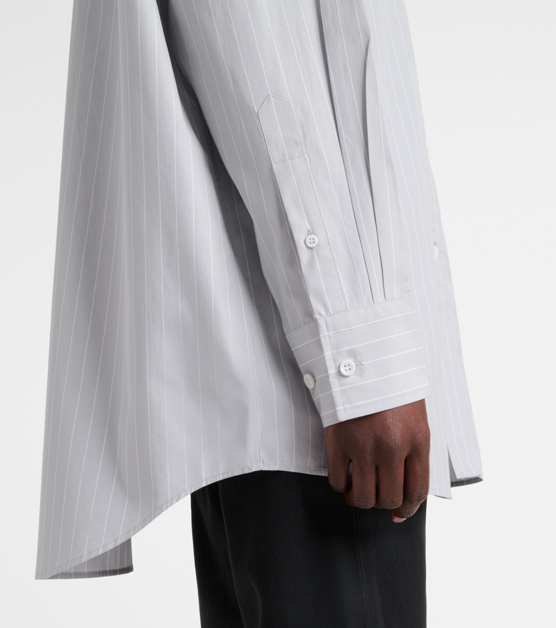 Striped cotton poplin shirt 3