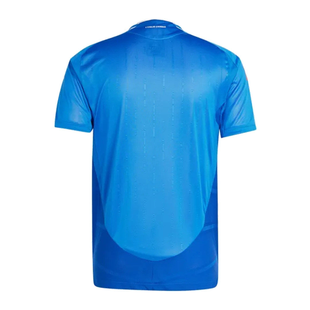 adidas Italy 24 Home Authentic Soccer Jersey Asia Sizing 'Blue' IN0658 - 2