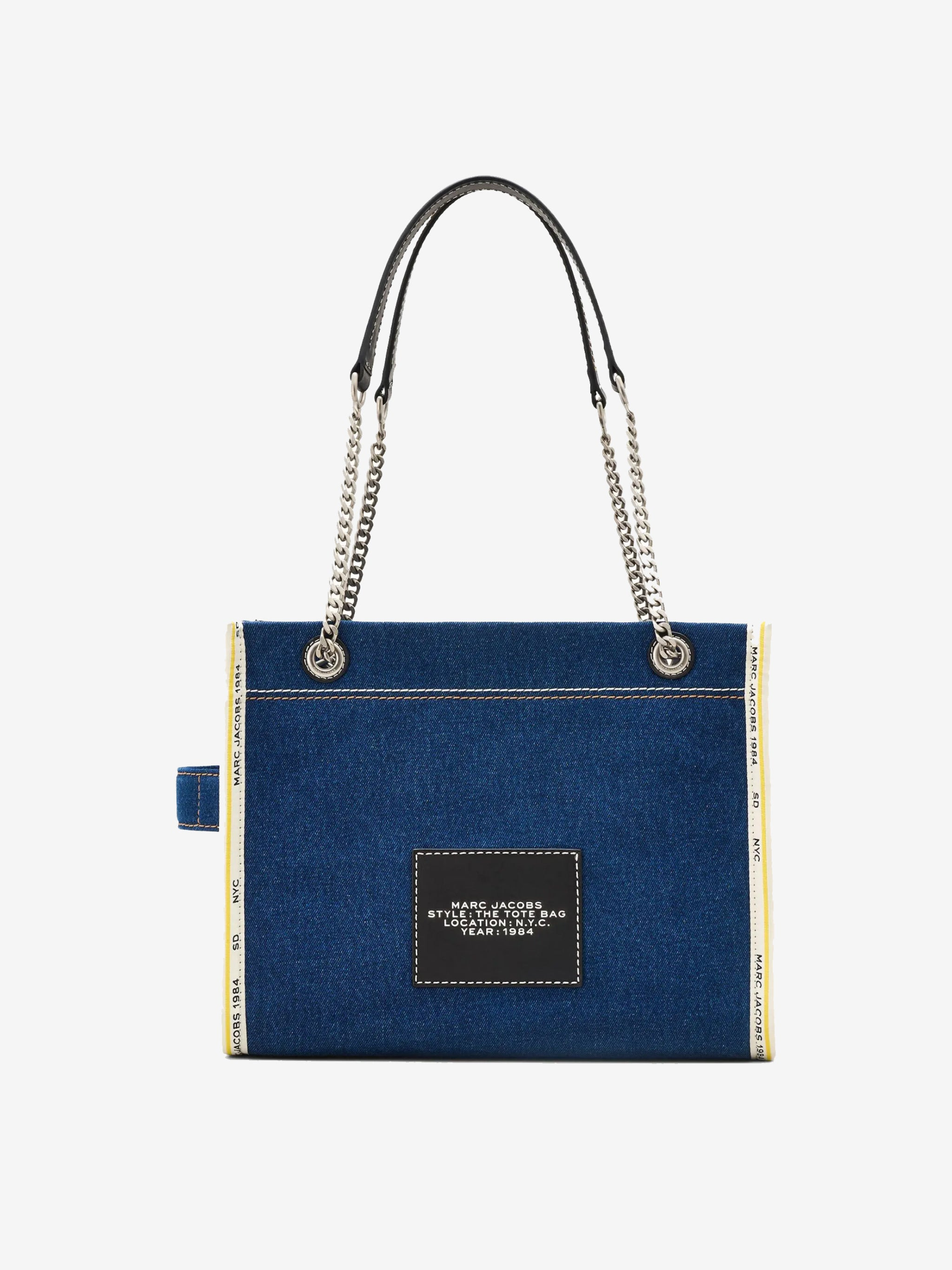 MARC JACOBS - Women The Denim Chain Medium Tote Bag - 4