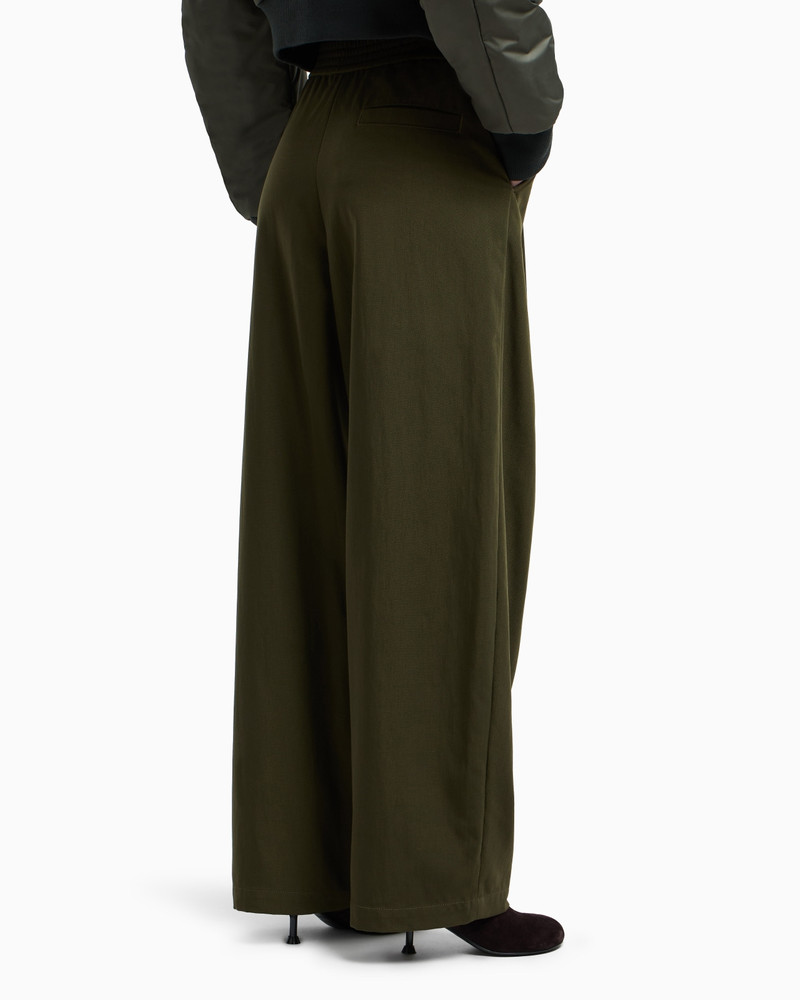 NEW YORK CAPSULE COLLECTION CANVAS TROUSERS WITH DARTS 3