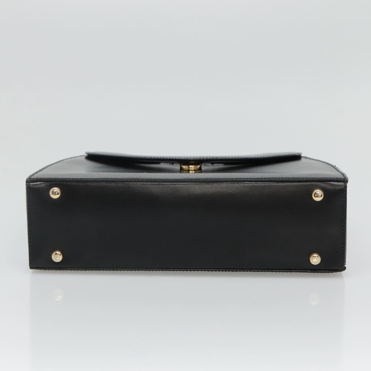 CELINE Hand Bag Leather Black - 9