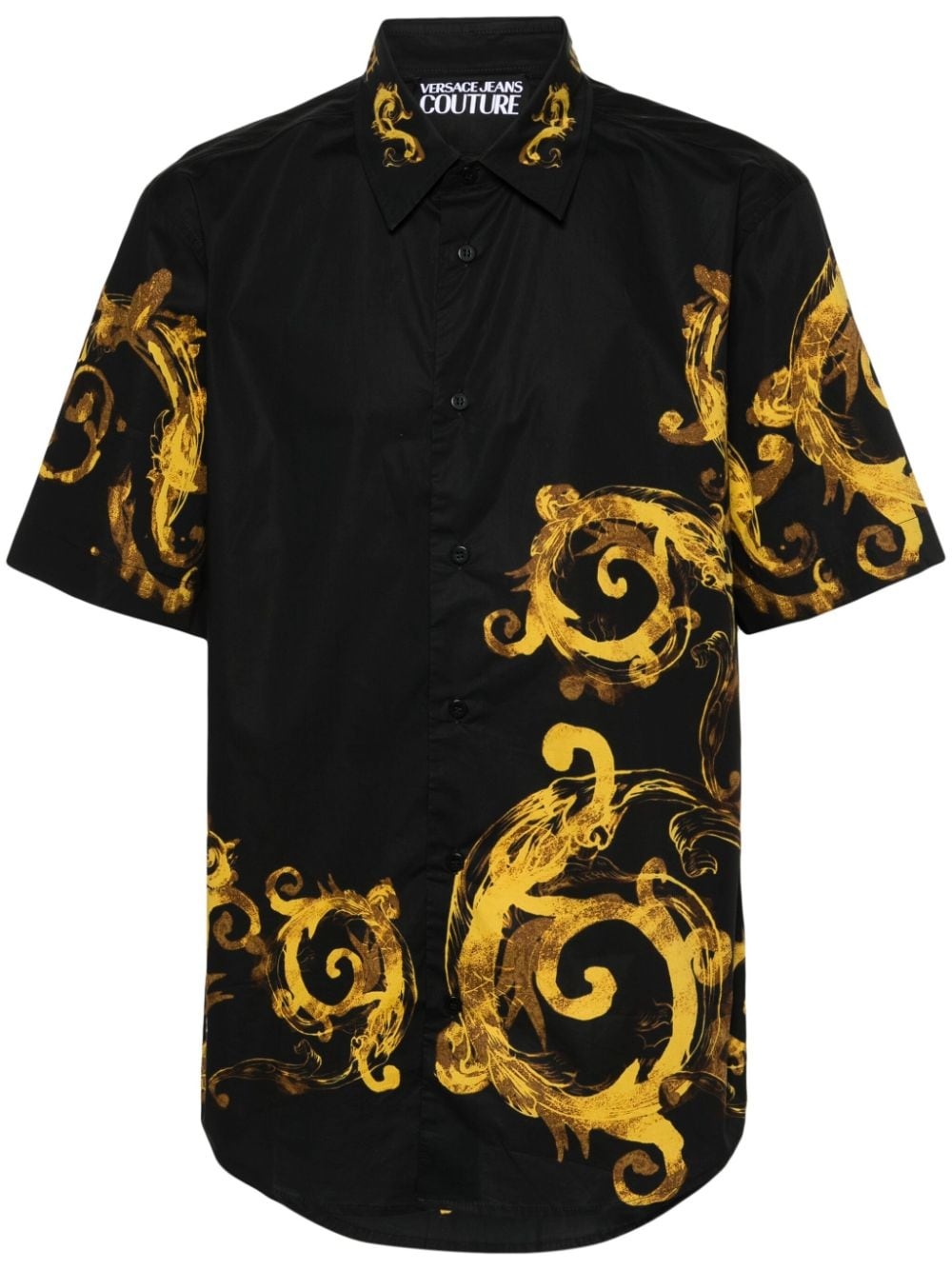 Watercolor Couture-print cotton shirt - 1