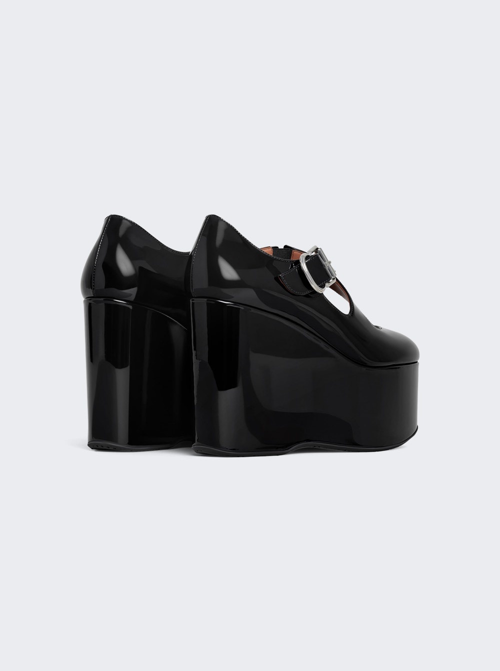 Criss Cross Wedges Noir - 4
