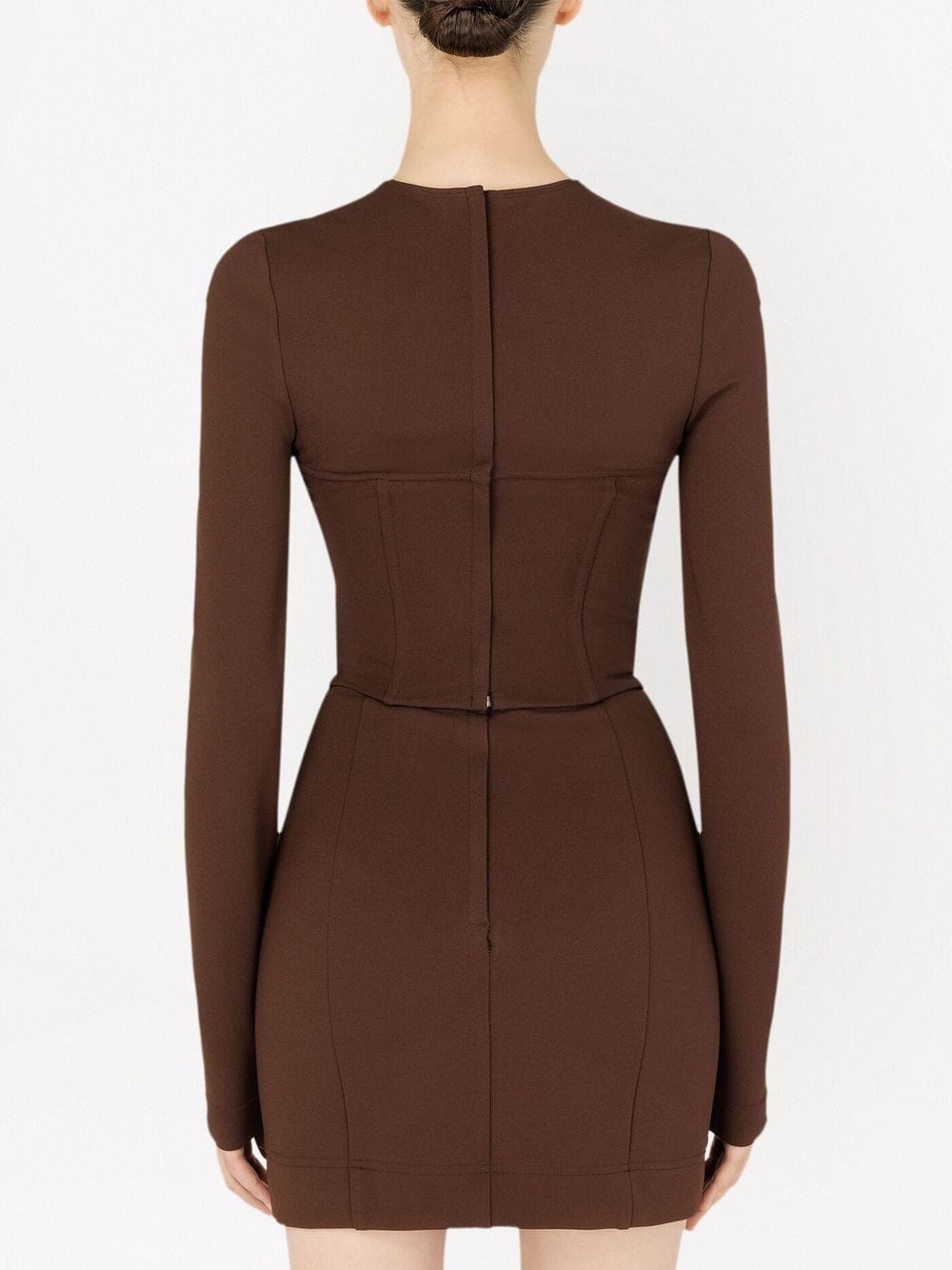 long-sleeved corset-top - 4