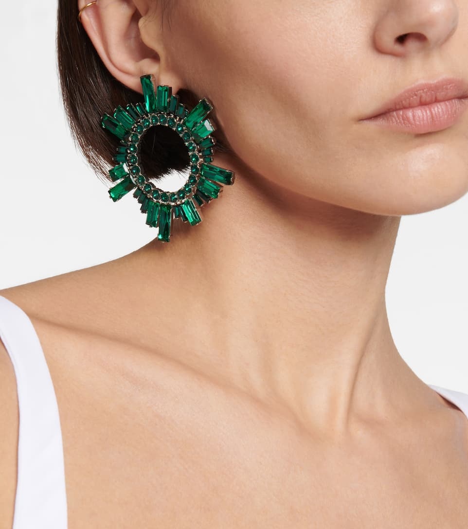 Begum crystal-embellished earrings - 3