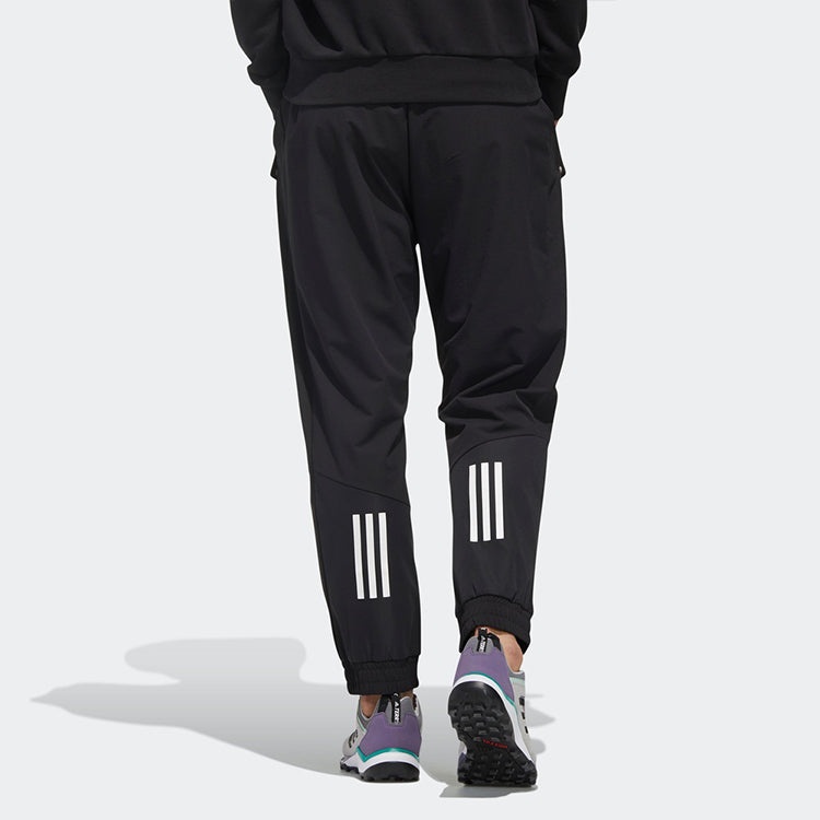 adidas CB Woven Pants Casual Sports Pants Black GP6401 - 4