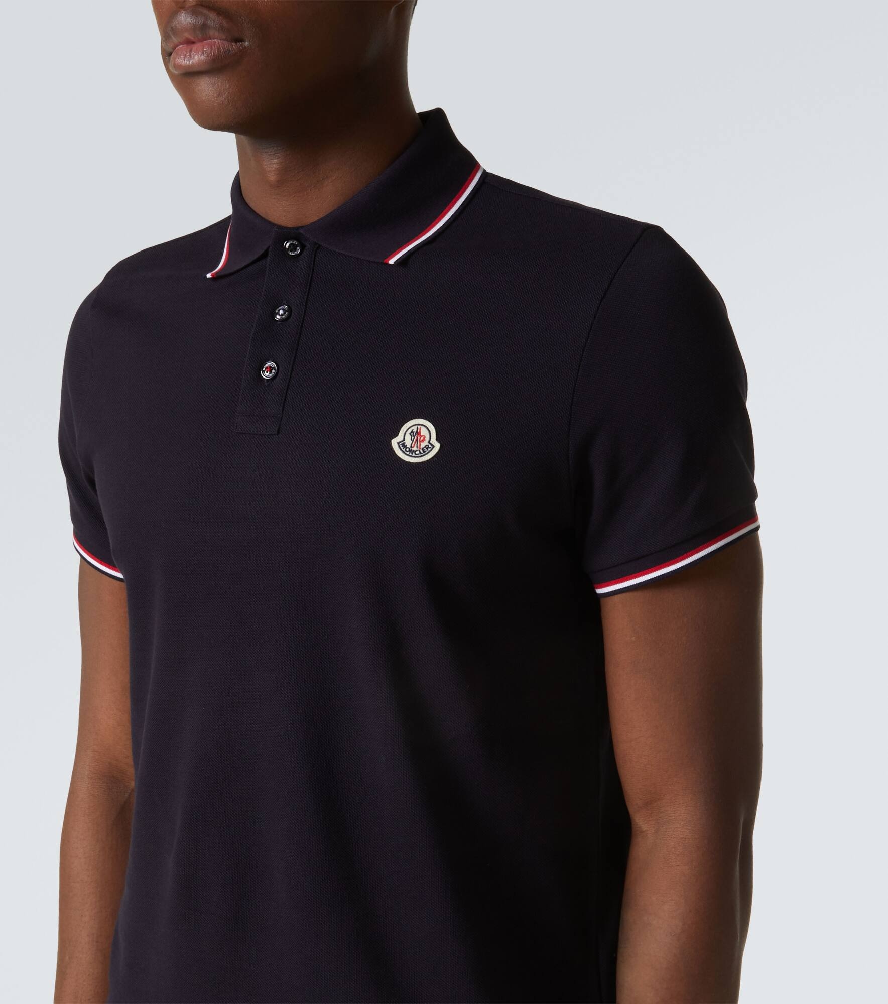 Logo cotton piqué polo shirt - 5