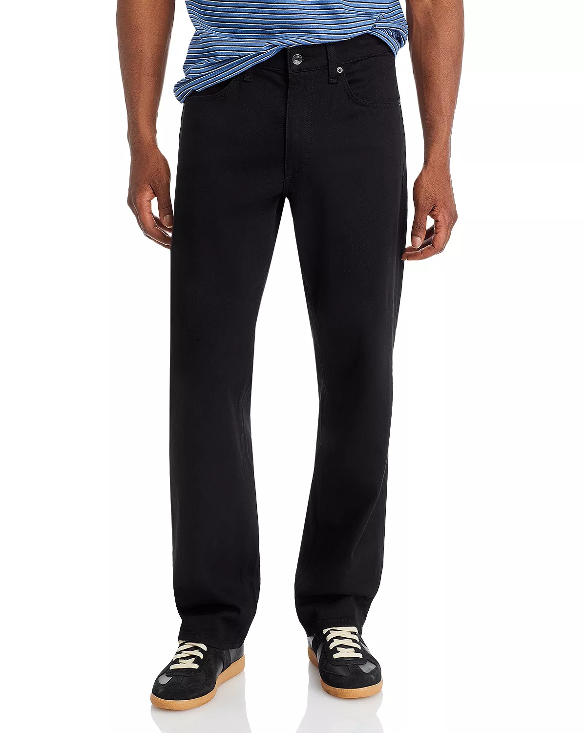 Fit 4 Authentic Stretch Straight Fit Jeans in Black - 1