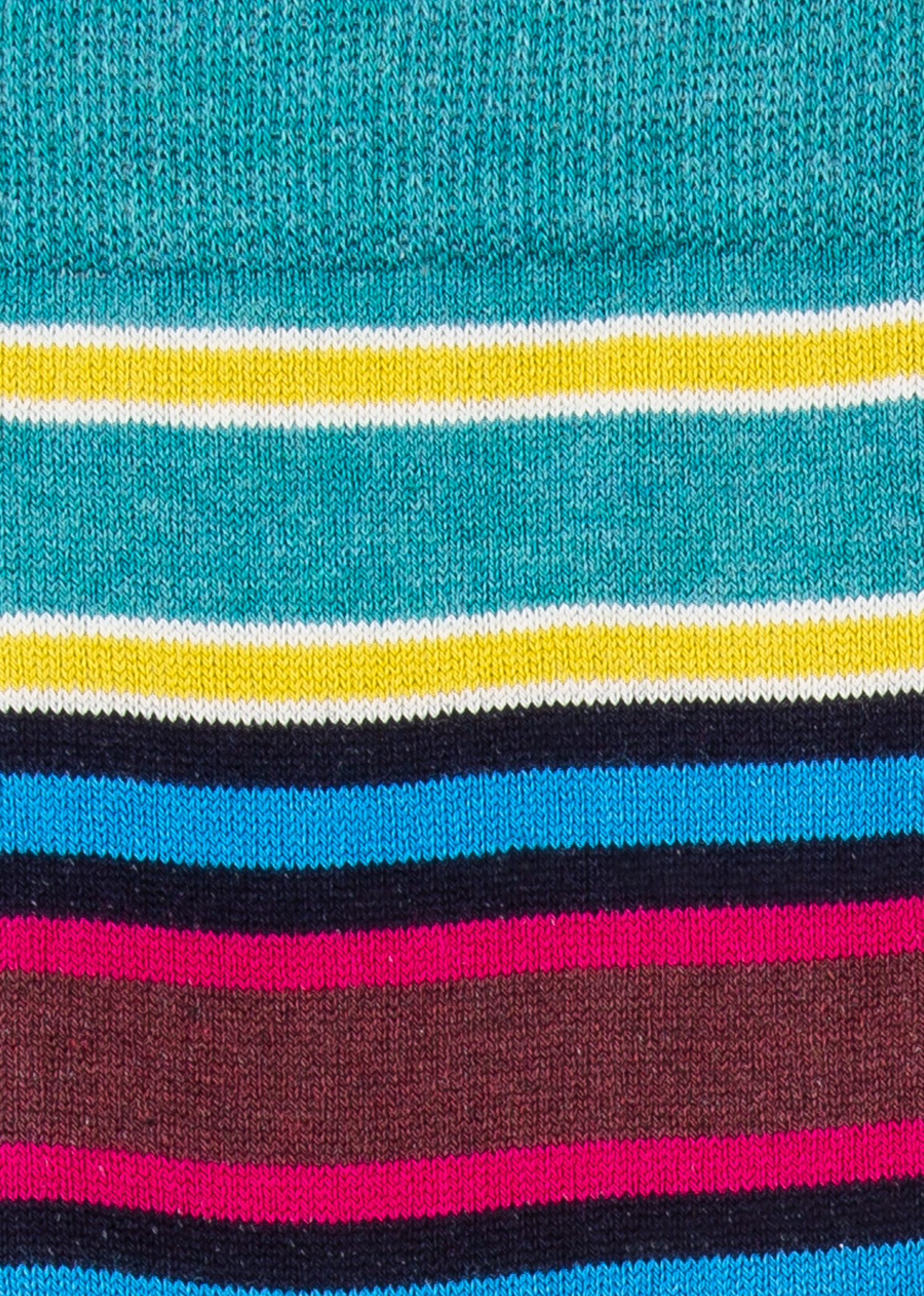 Turquoise Multistripe Socks - 3