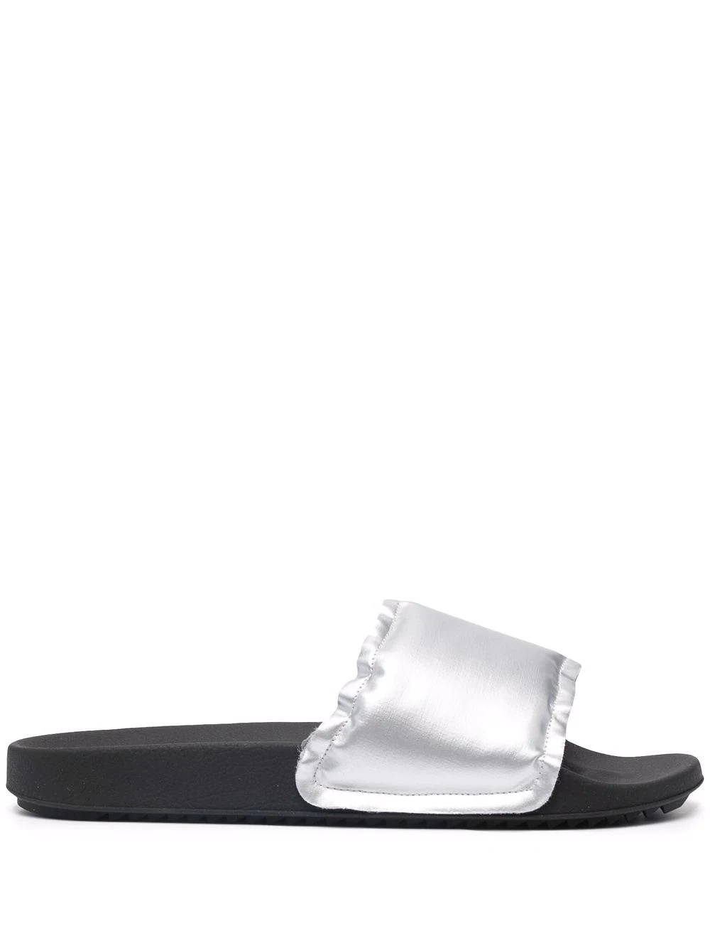 Puffer open-toe slides - 1