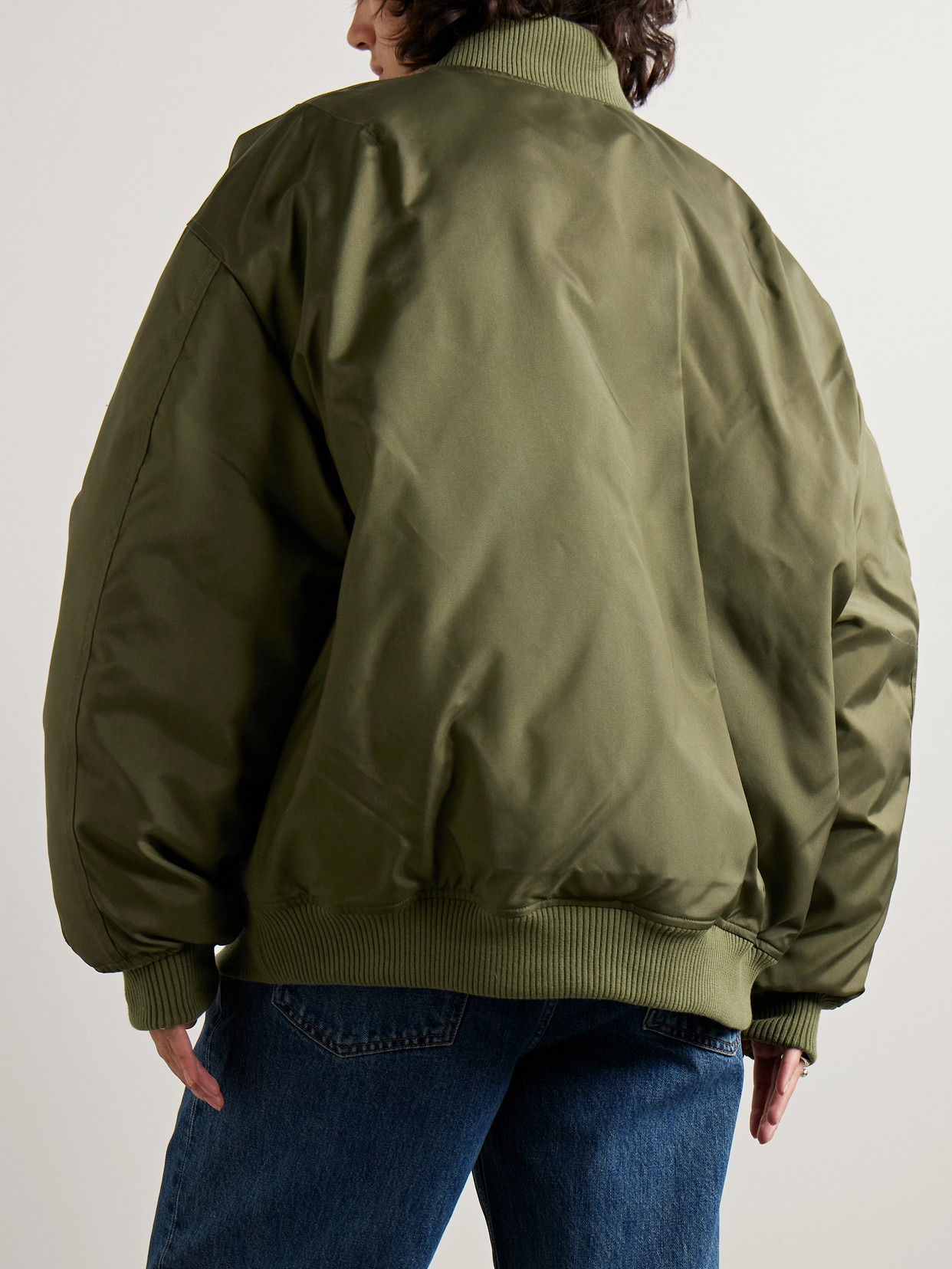 Reversible Quilted Shell Bomber Jacket - 3