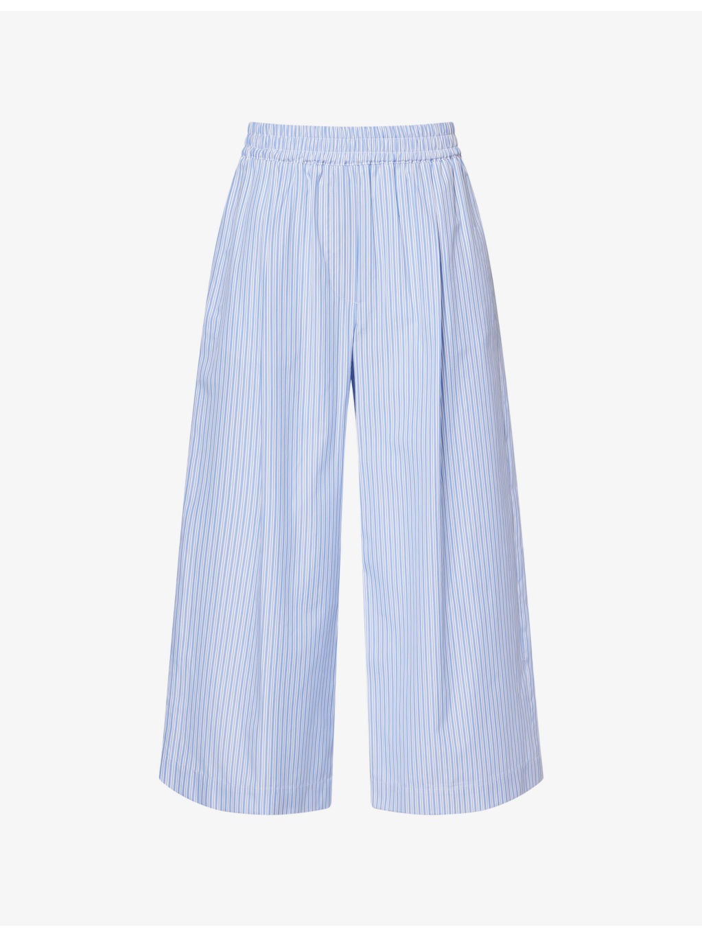 Fleur Striped Cotton-Poplin Trousers - 1