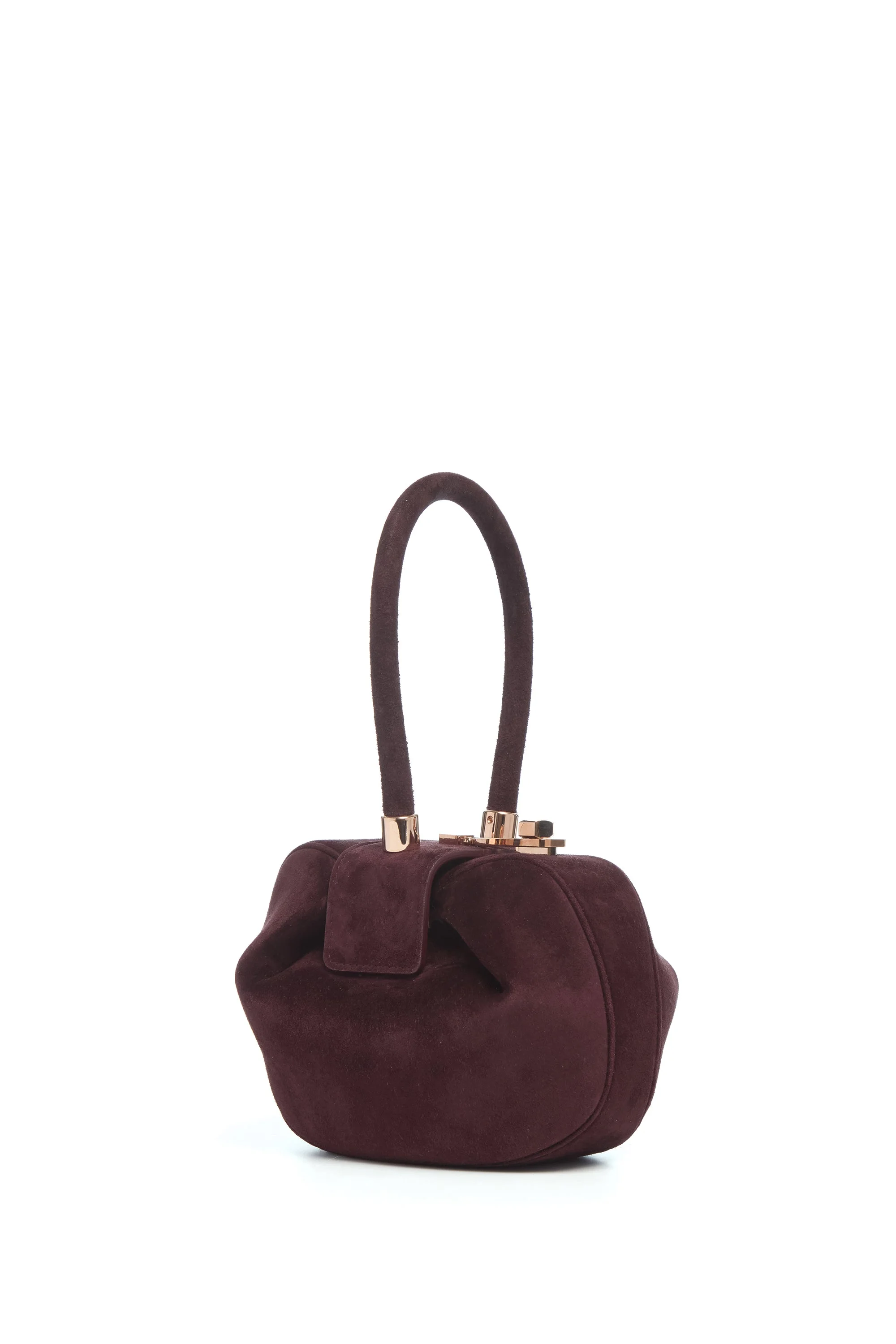 Demi Bag in Bordeaux Suede - 1