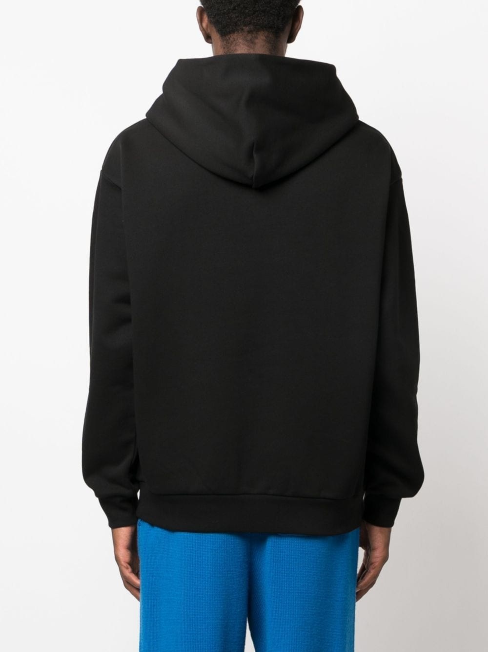 Orb-embroidered cotton hoodie - 4