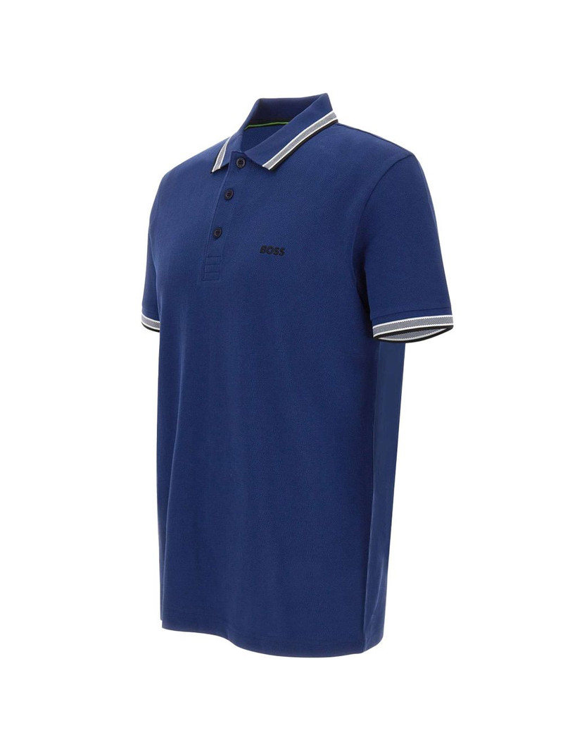 Paddy striped trim polo shirt 3