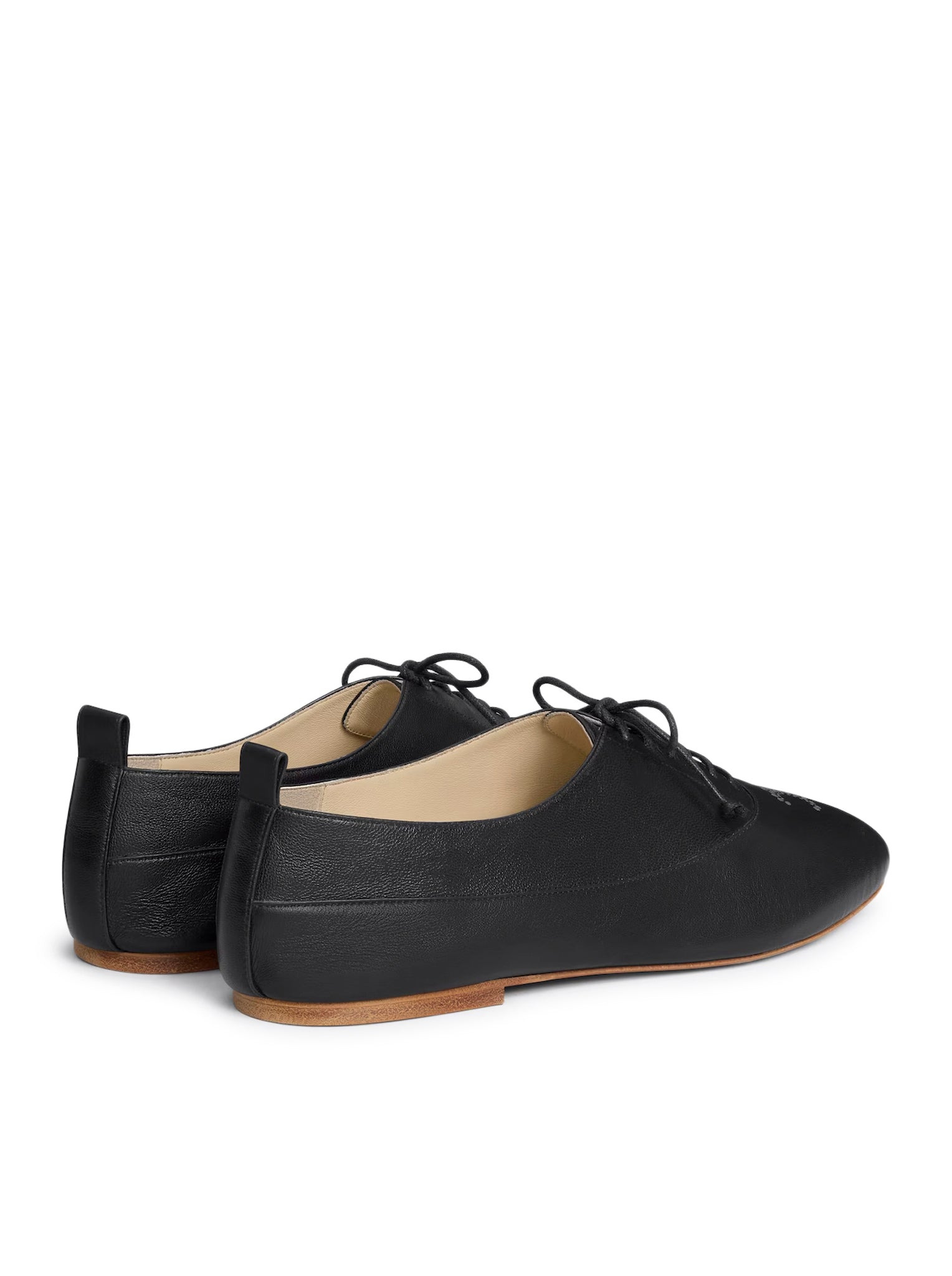 LISE WITH PERFORATED DETAIL TRIOMPHE RICHELIEU IN LEATHER - 3