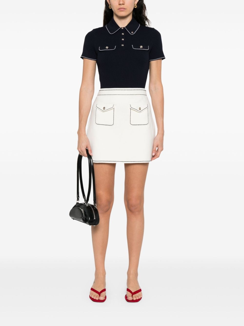 contrast-trim polo shirt - 2