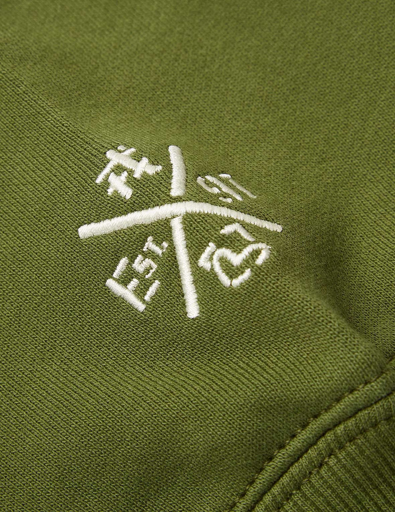 Color-blocking Seagull Print Hoodie 11