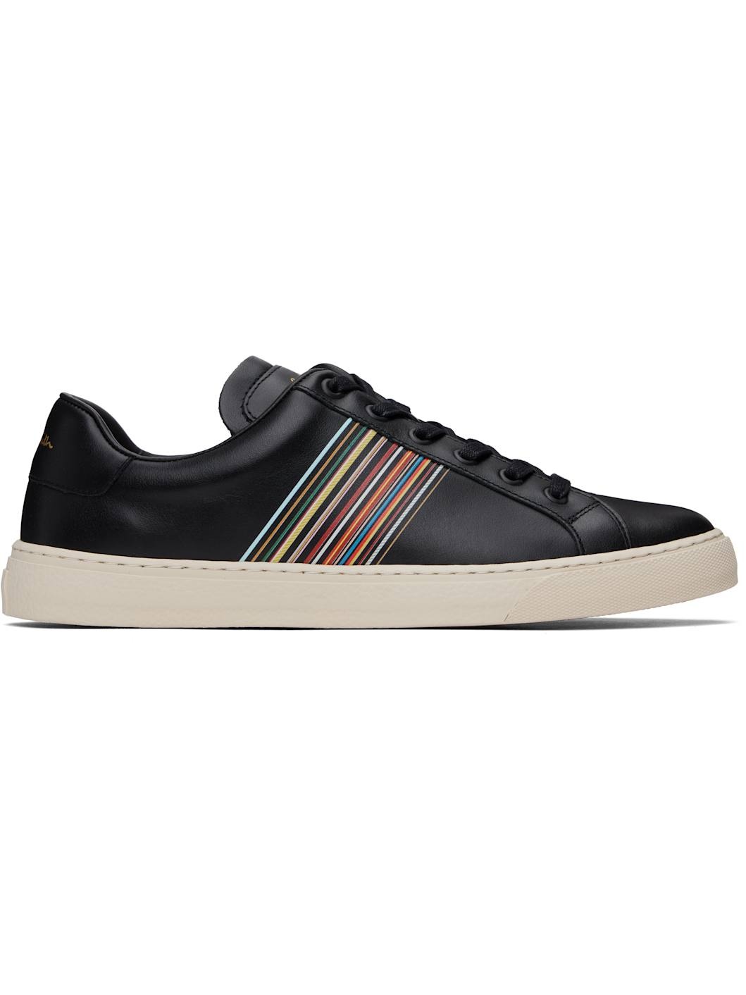 Black Leather Hansen Sneakers - 1