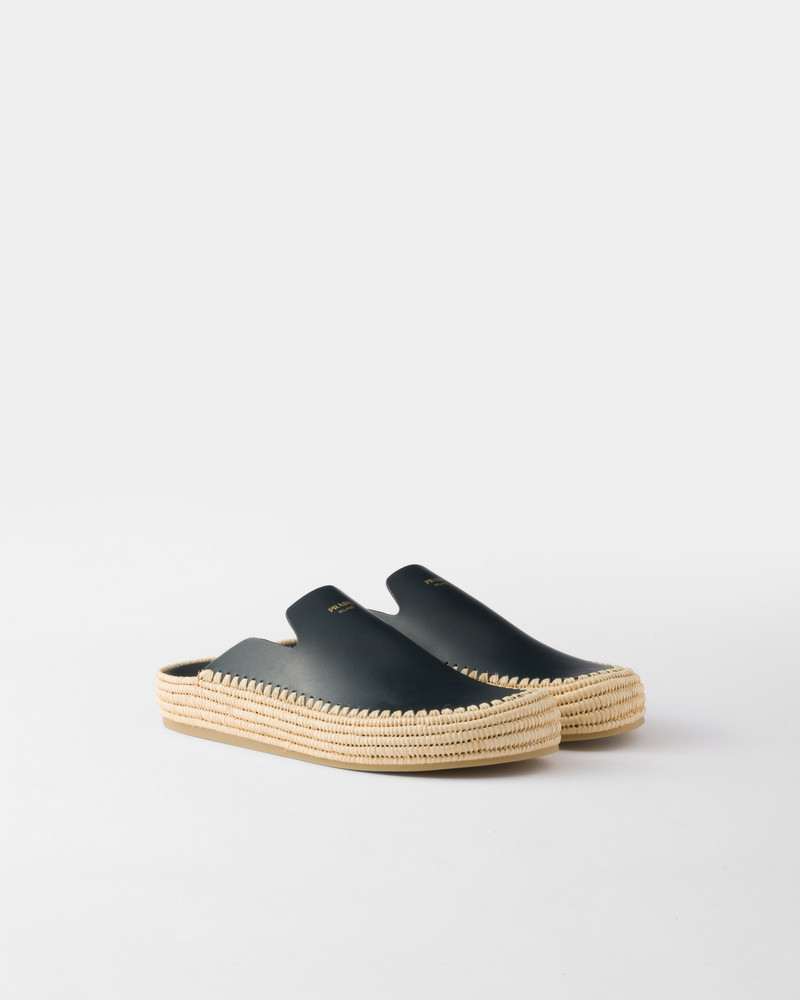 Leather mules 1