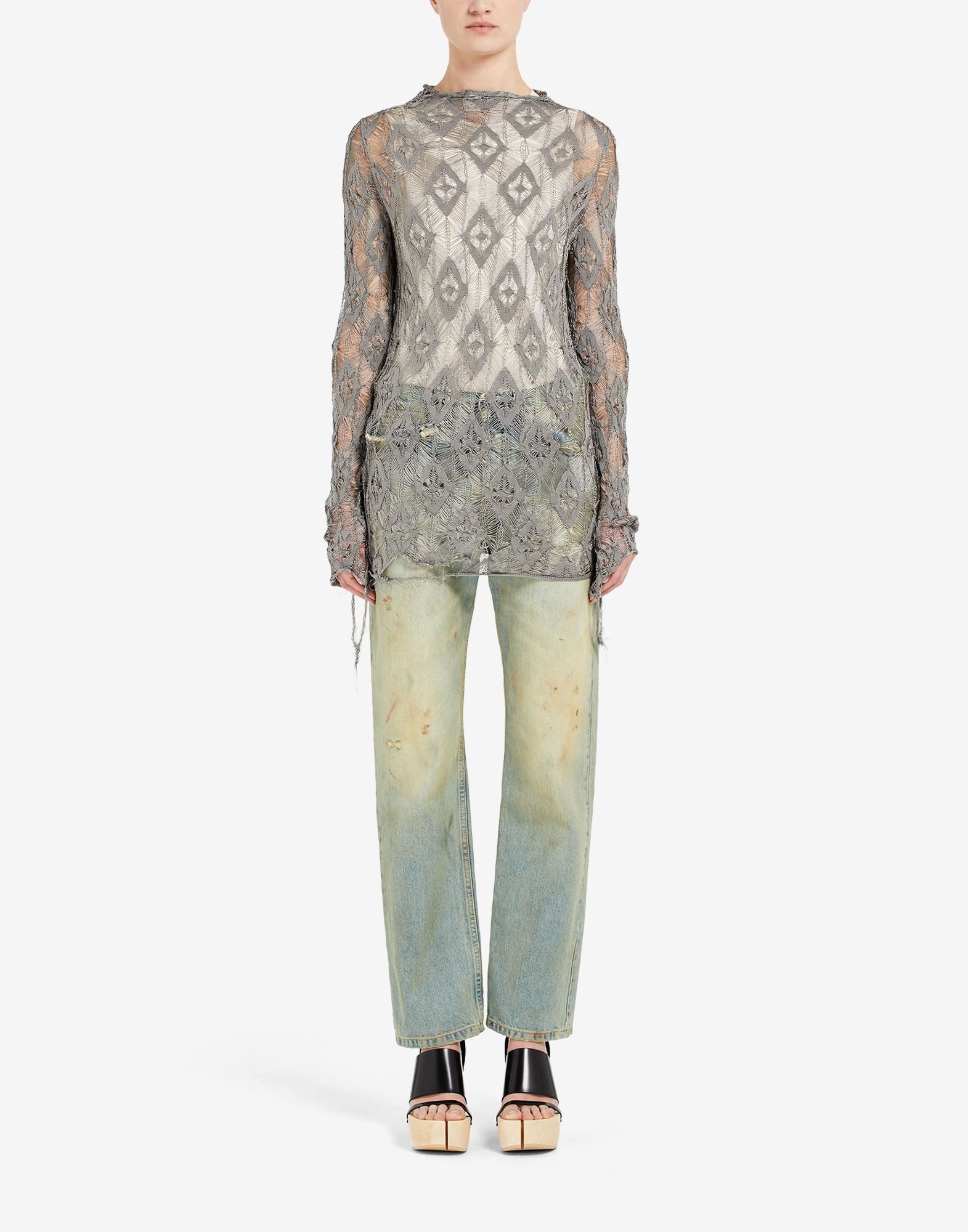Jacquard 'Fil Coupé' Sweater - 2