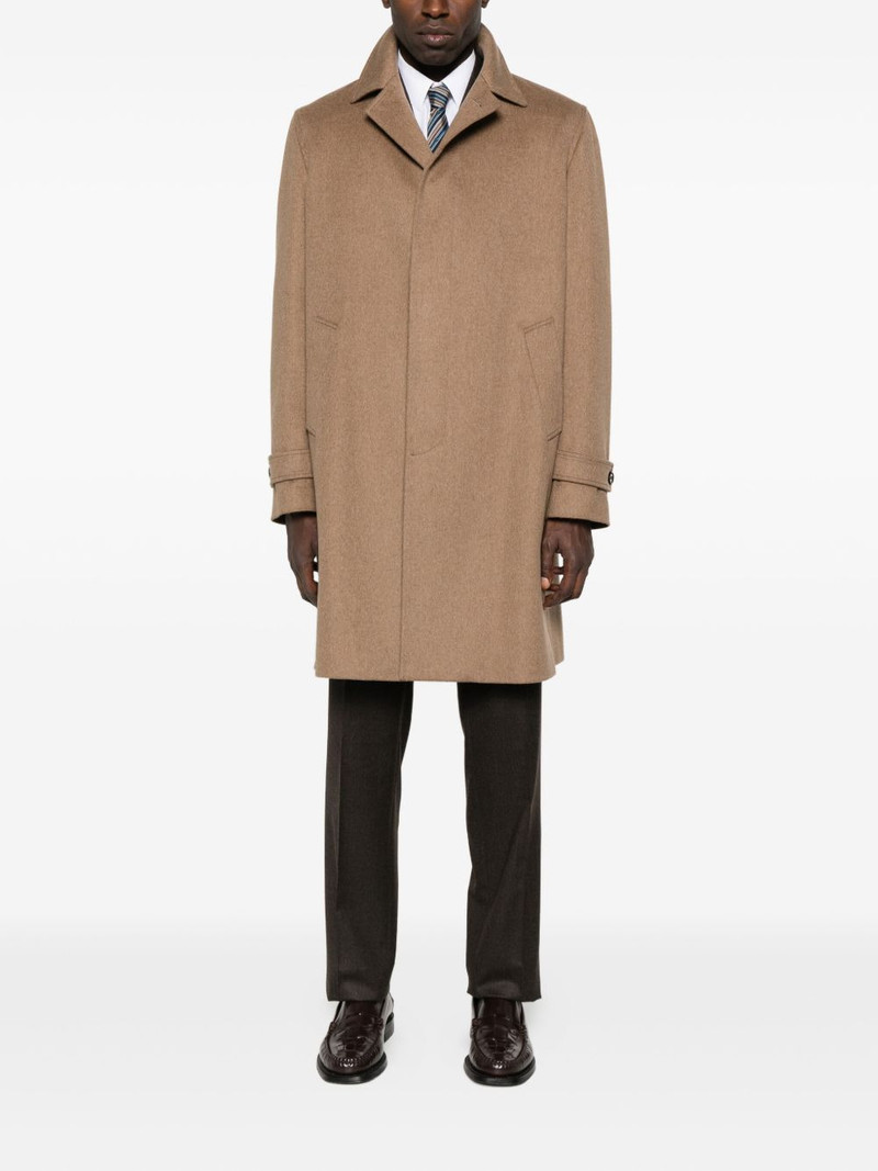 LARDINI single-breasted wool coat outlook