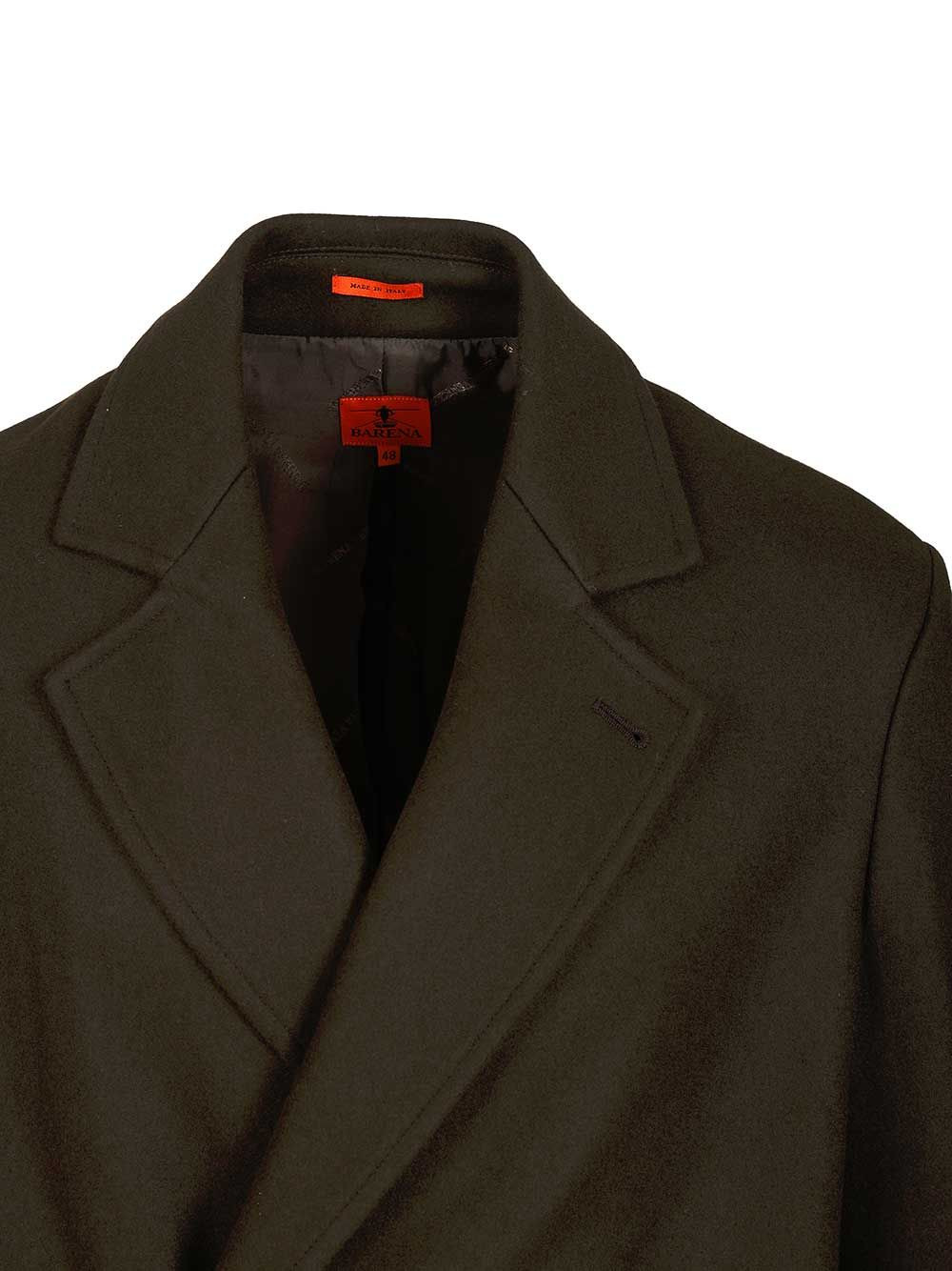 Cappotto Doppio Petto Gazabin Caramal 75 Lana 25 Poliamidica Coats Green - 4