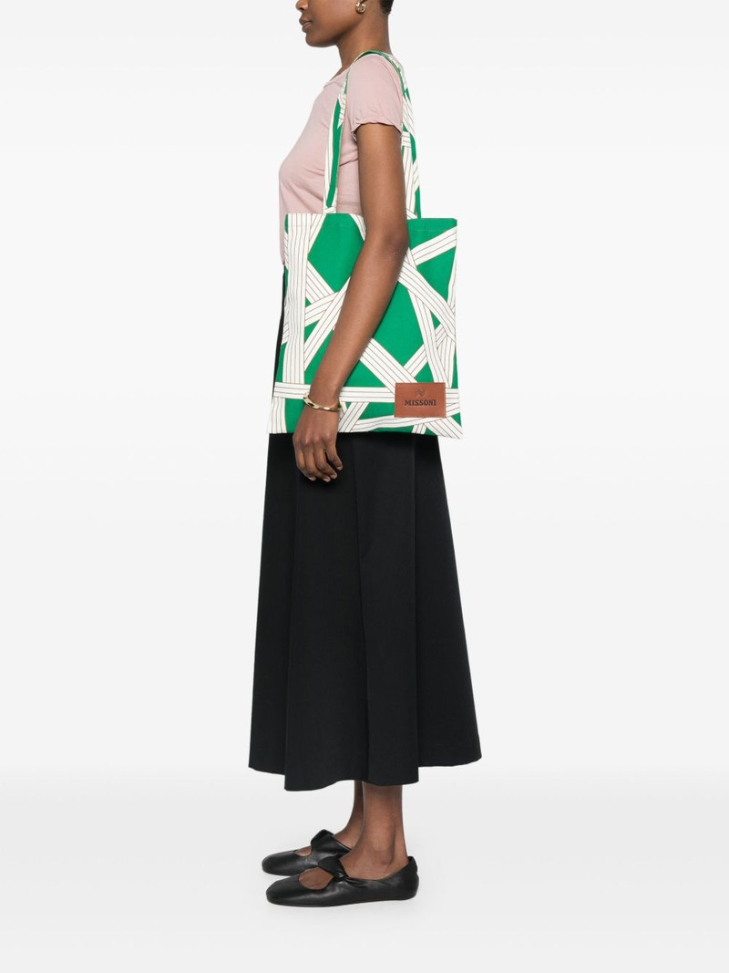 Missoni striped tote bag outlook