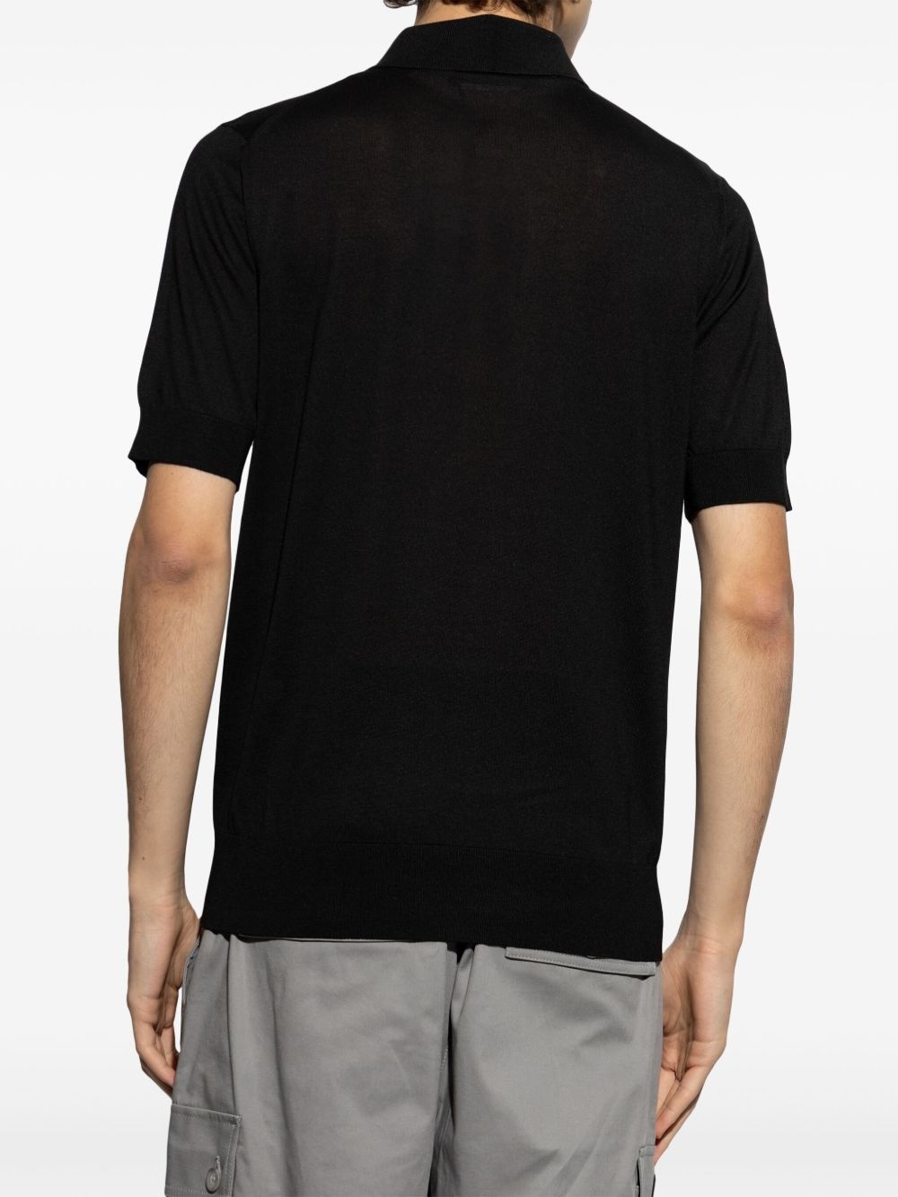 embroidered-logo polo shirt - 4