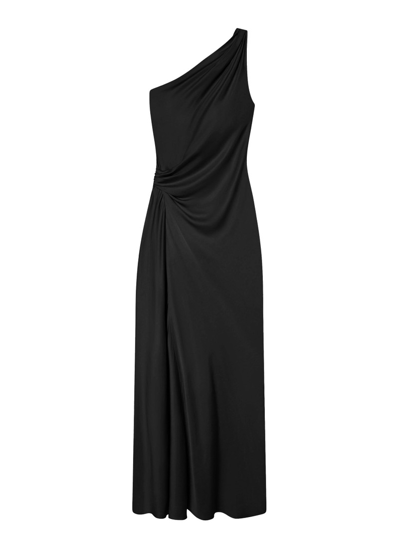 Aster Satin One Shoulder Gown 1