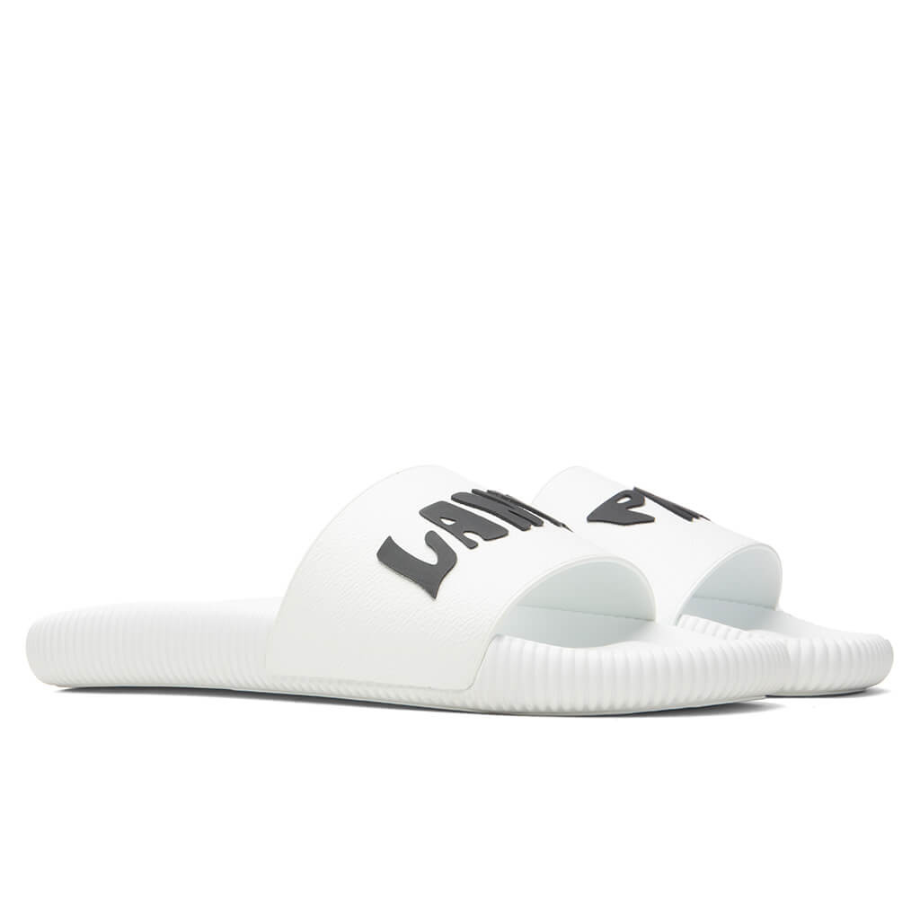 LANVIN ARPEGE SLIDE - WHITE/BLACK - 2