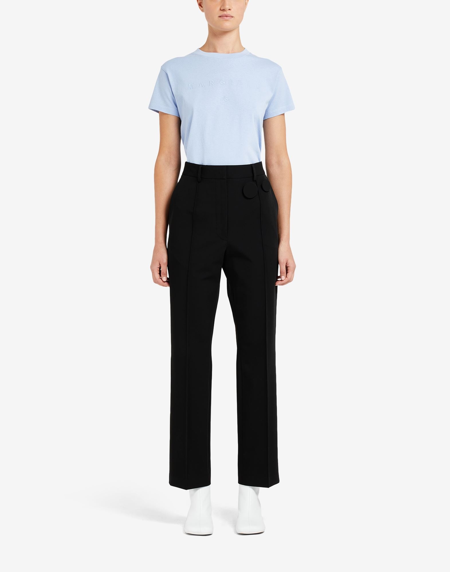 Badge pleated trousers - 2