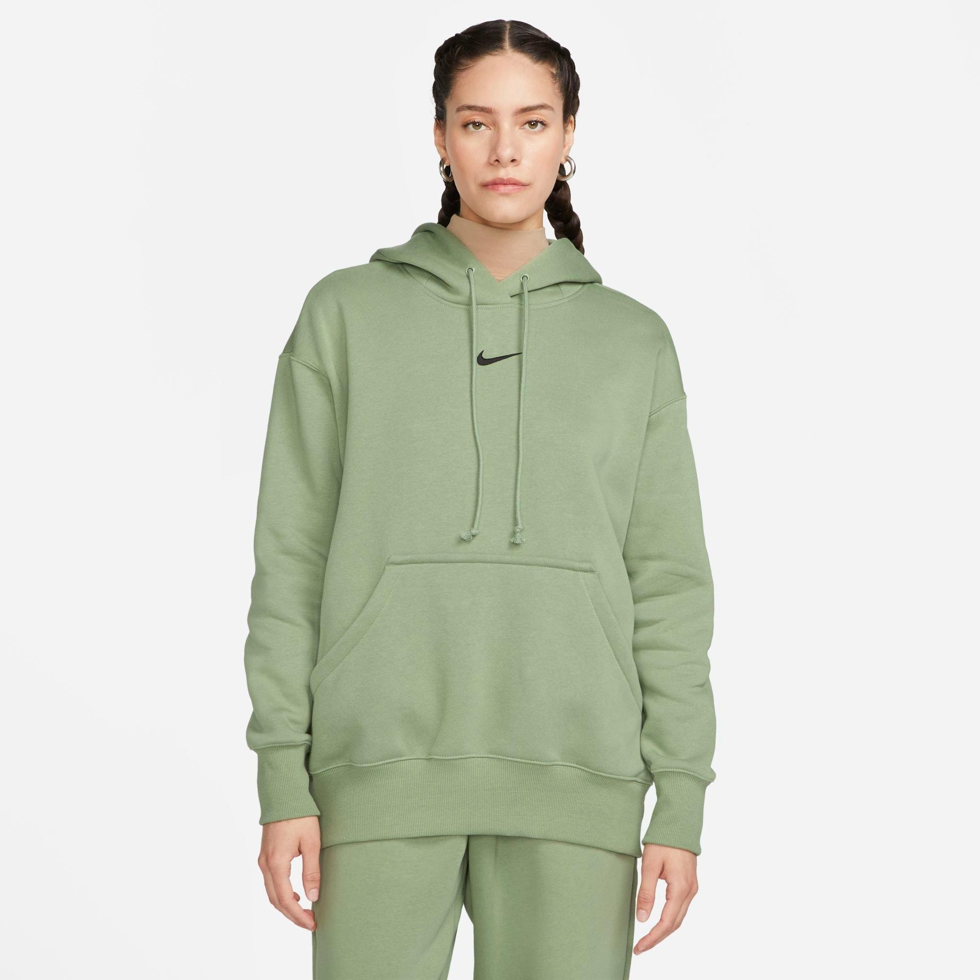 WOMEN'S NIKE SPORTSWEAR PHOENIX FLEECE OVERSIZED PULLOVER HOODIE - 1