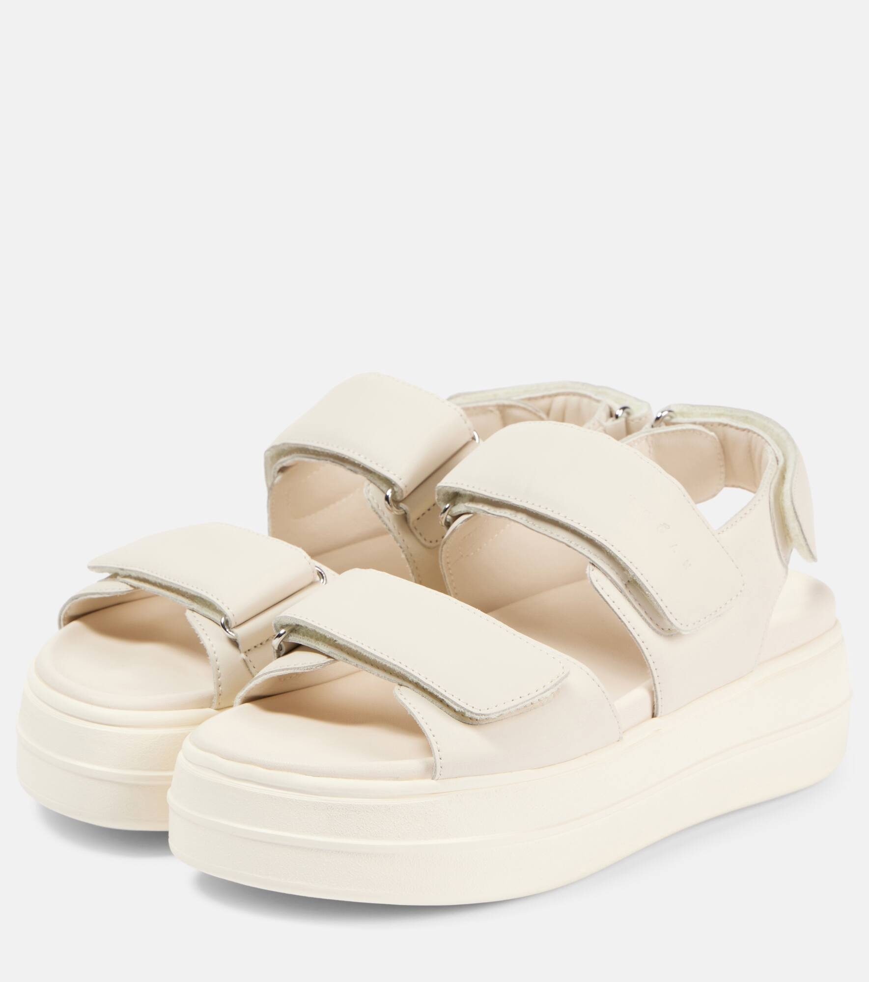 H680 leather sandals - 4