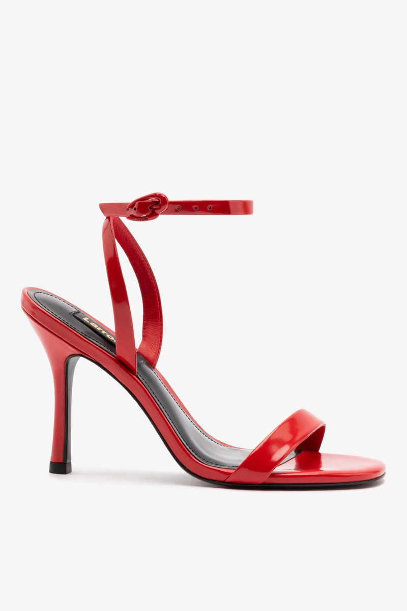 Veronina Sandal In Scarlet Patent Leather 1