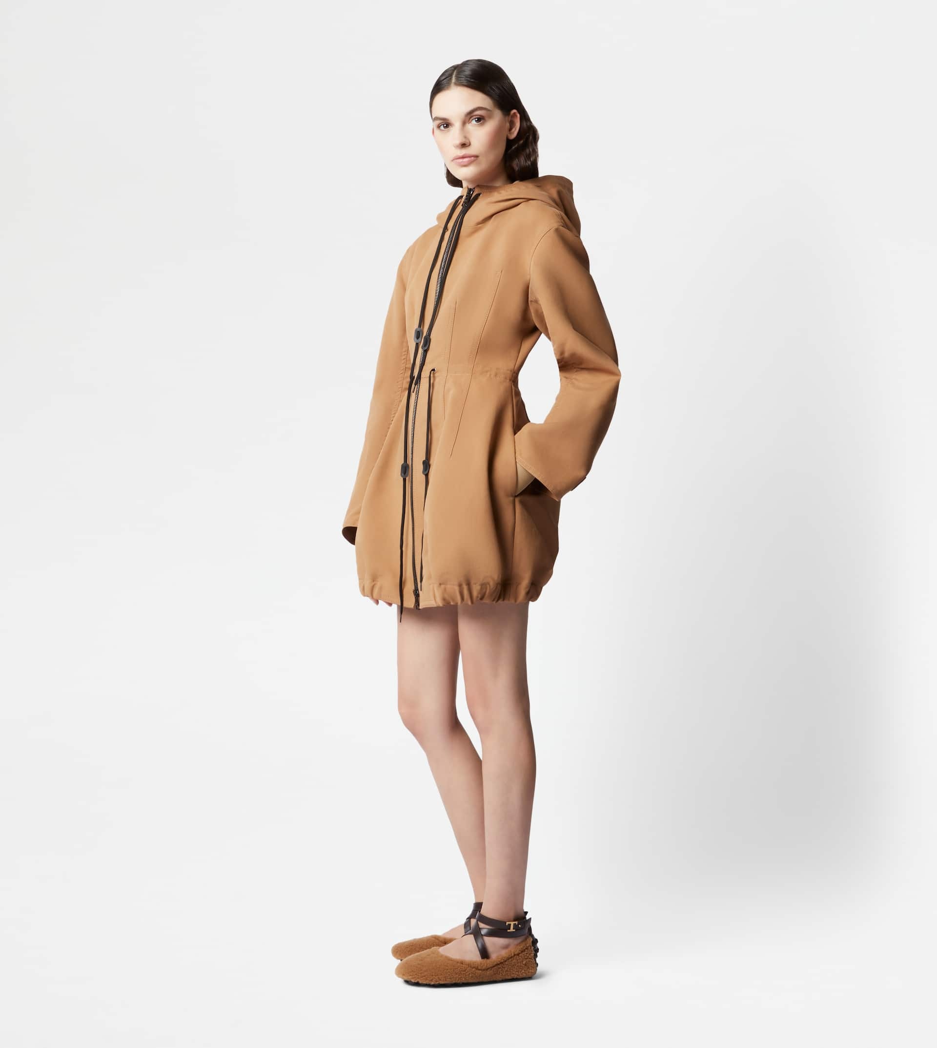 PARKA IN COTTON - BROWN - 4