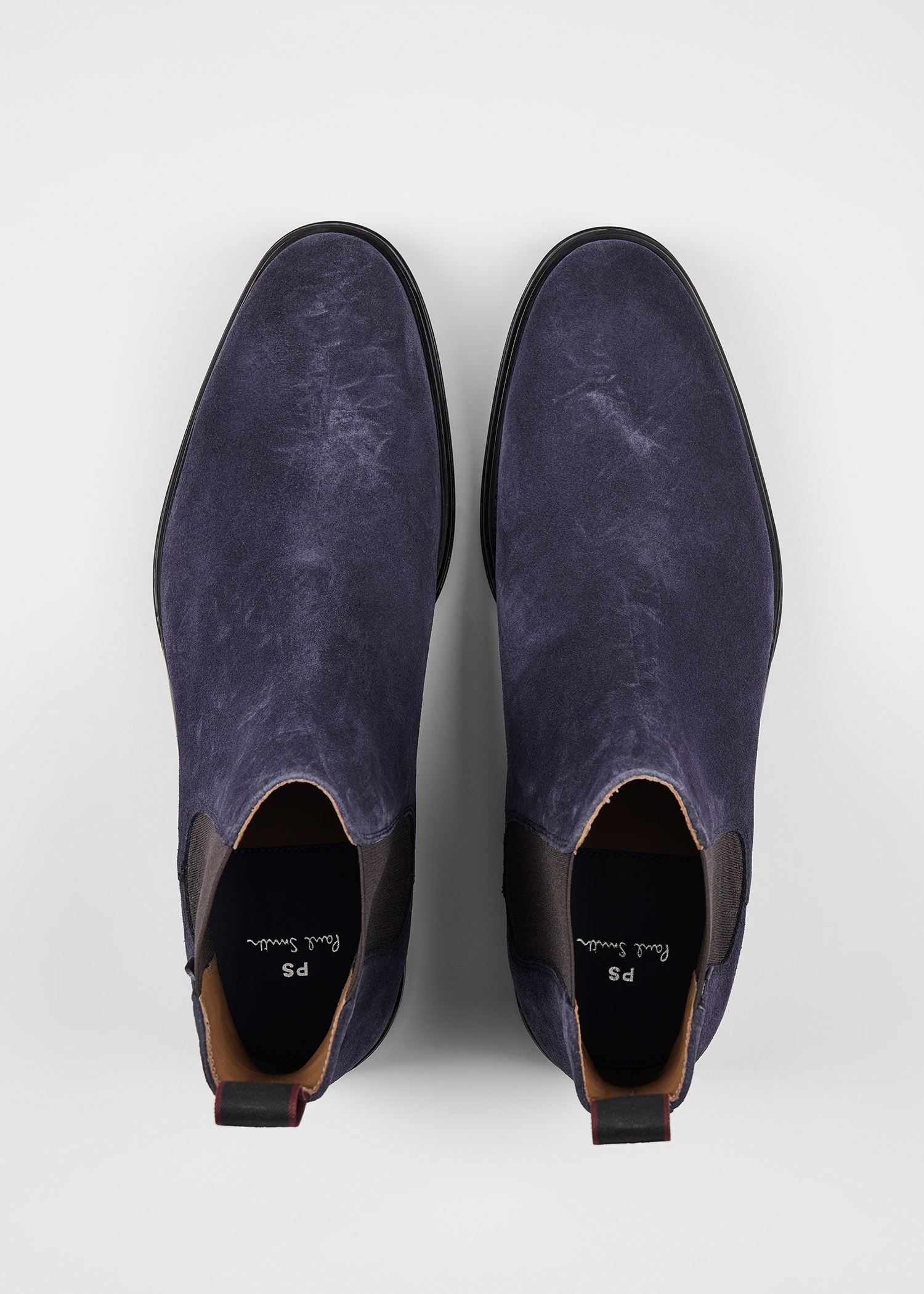 Navy Suede 'Augustus' Boots - 5