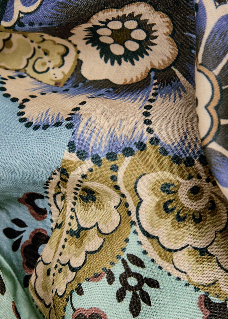 Alemais Madalena Printed Ramie Blouse - 5