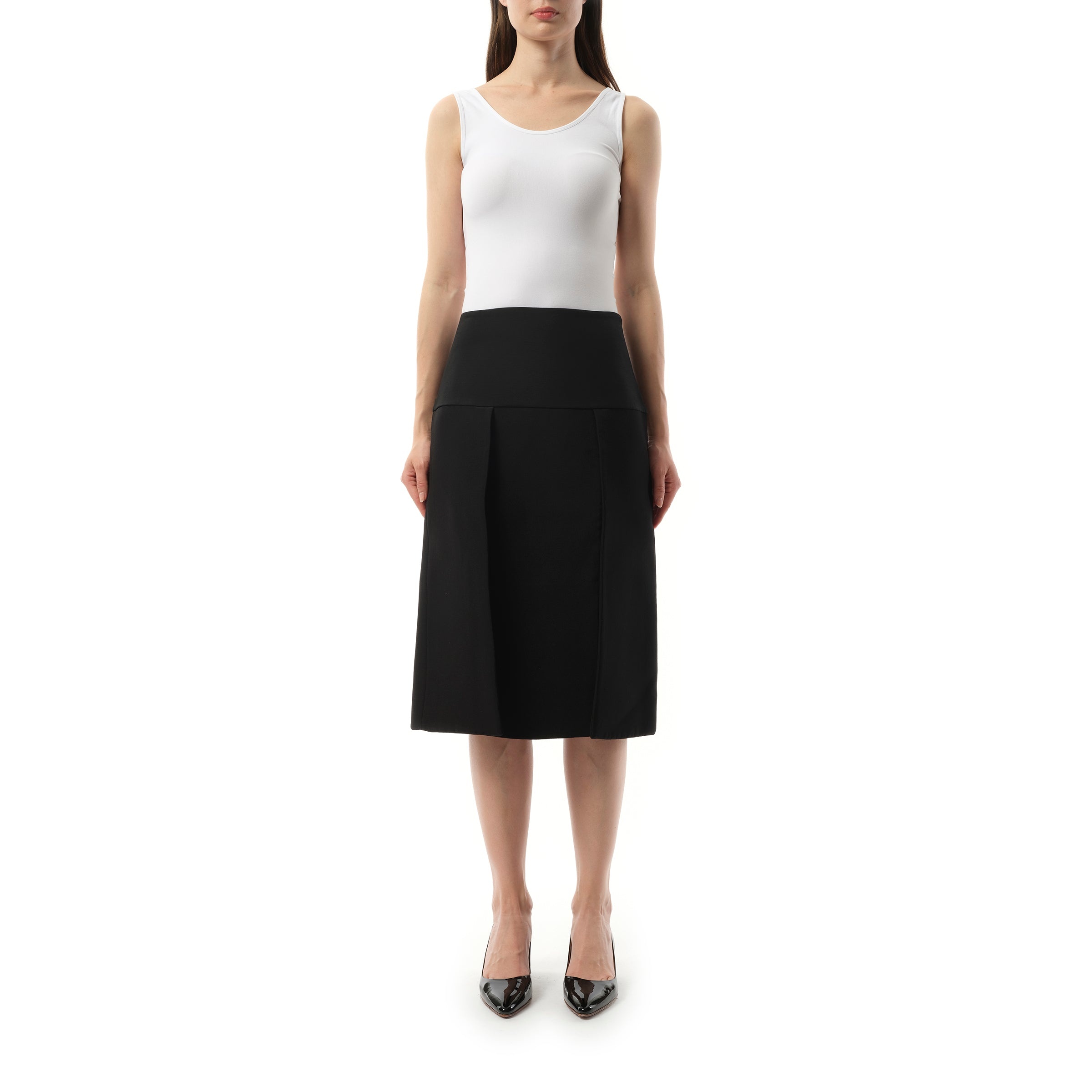 KHAITE Kidd Skirt in Black | marais | REVERSIBLE