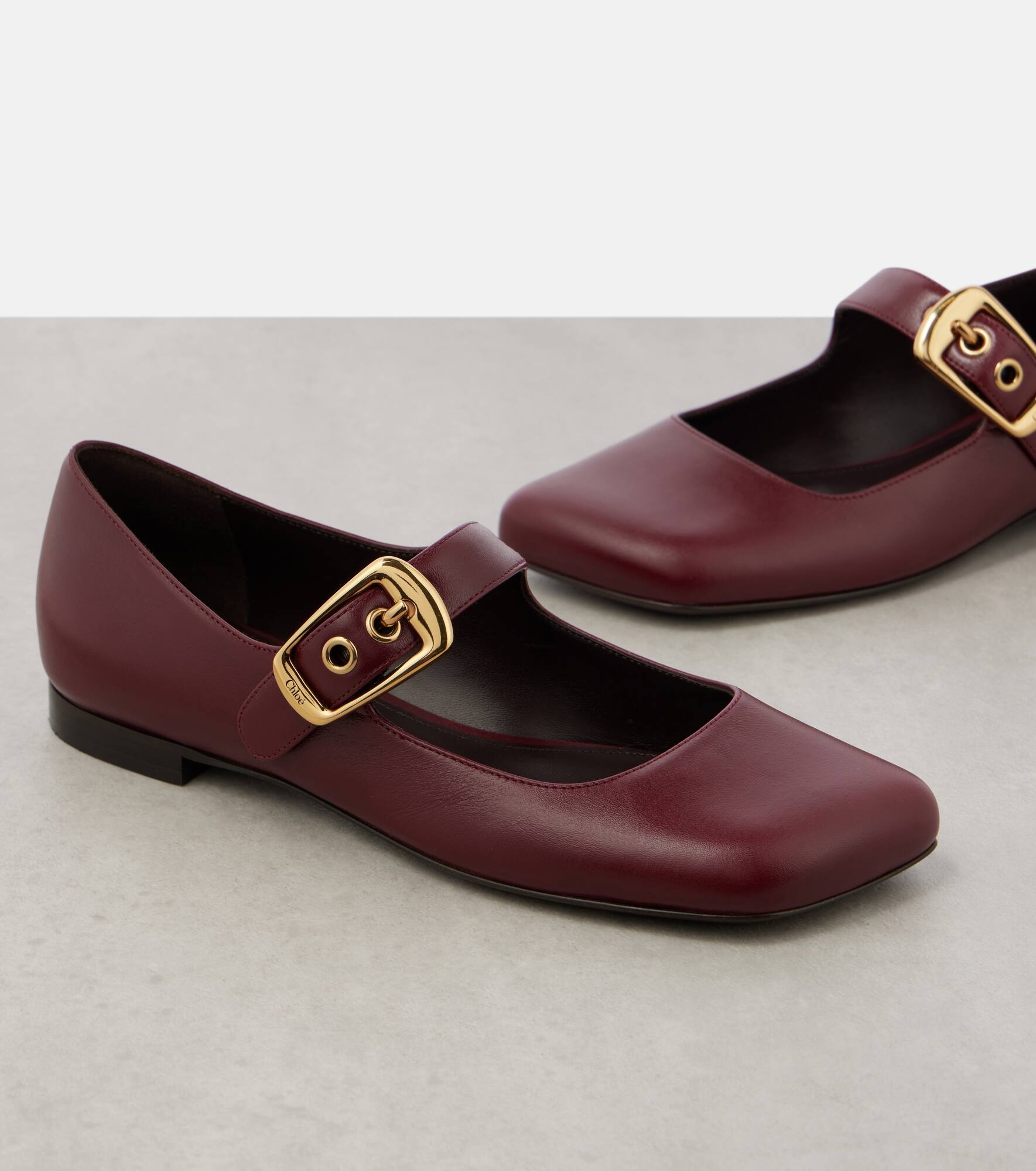 Polly leather Mary Jane flats - 5