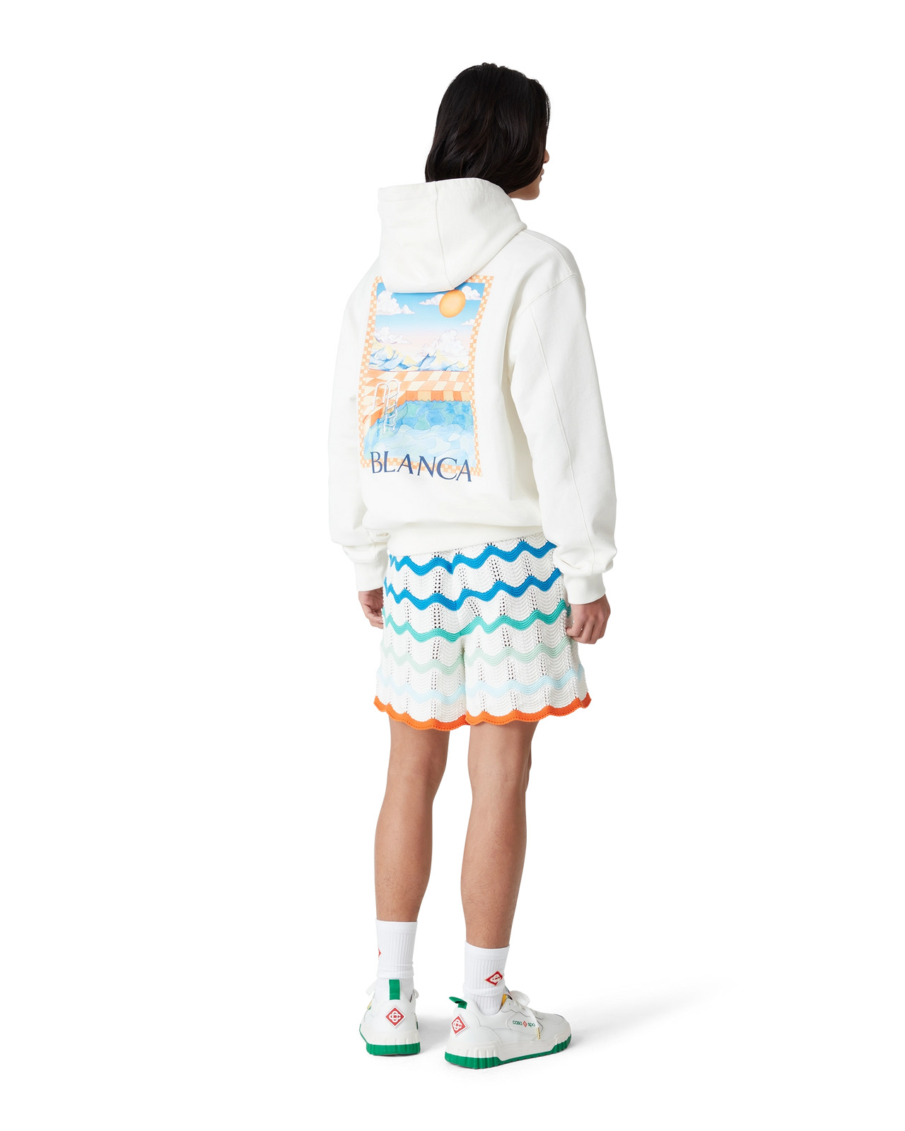 Surreal Pool Hooded Sweatshirt | Casablanca Paris - 2