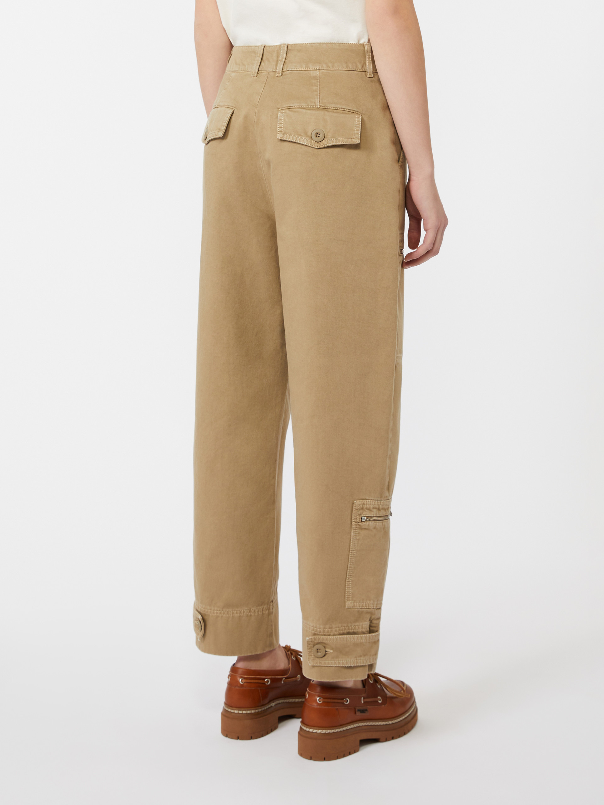 COLONIA Cotton satin trousers - 4